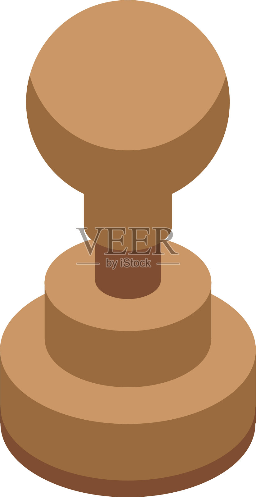 审计印章图标等距样式图标素材