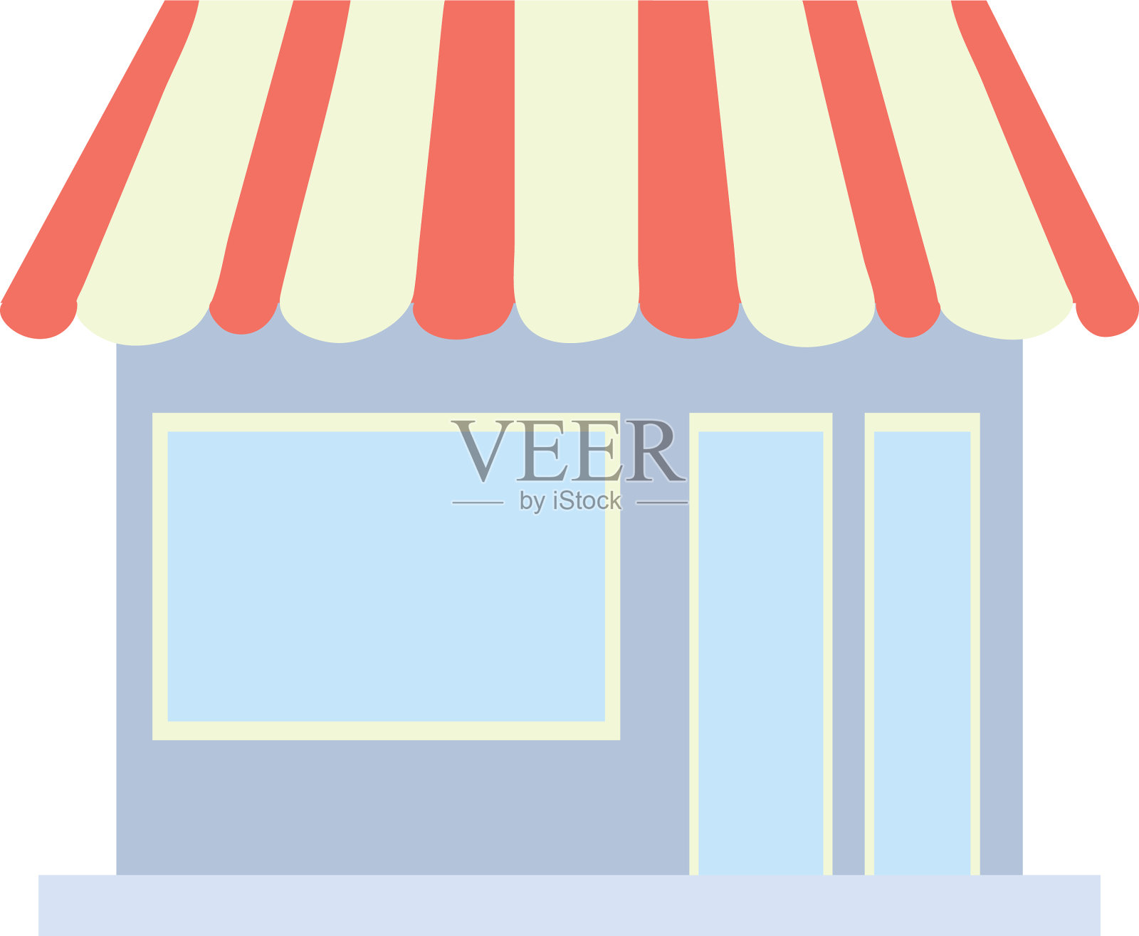 白色背景上的本地商业卡通设计元素图片