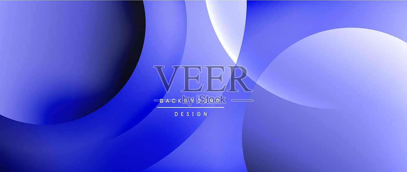 圆形现代几何抽象背景插画图片素材