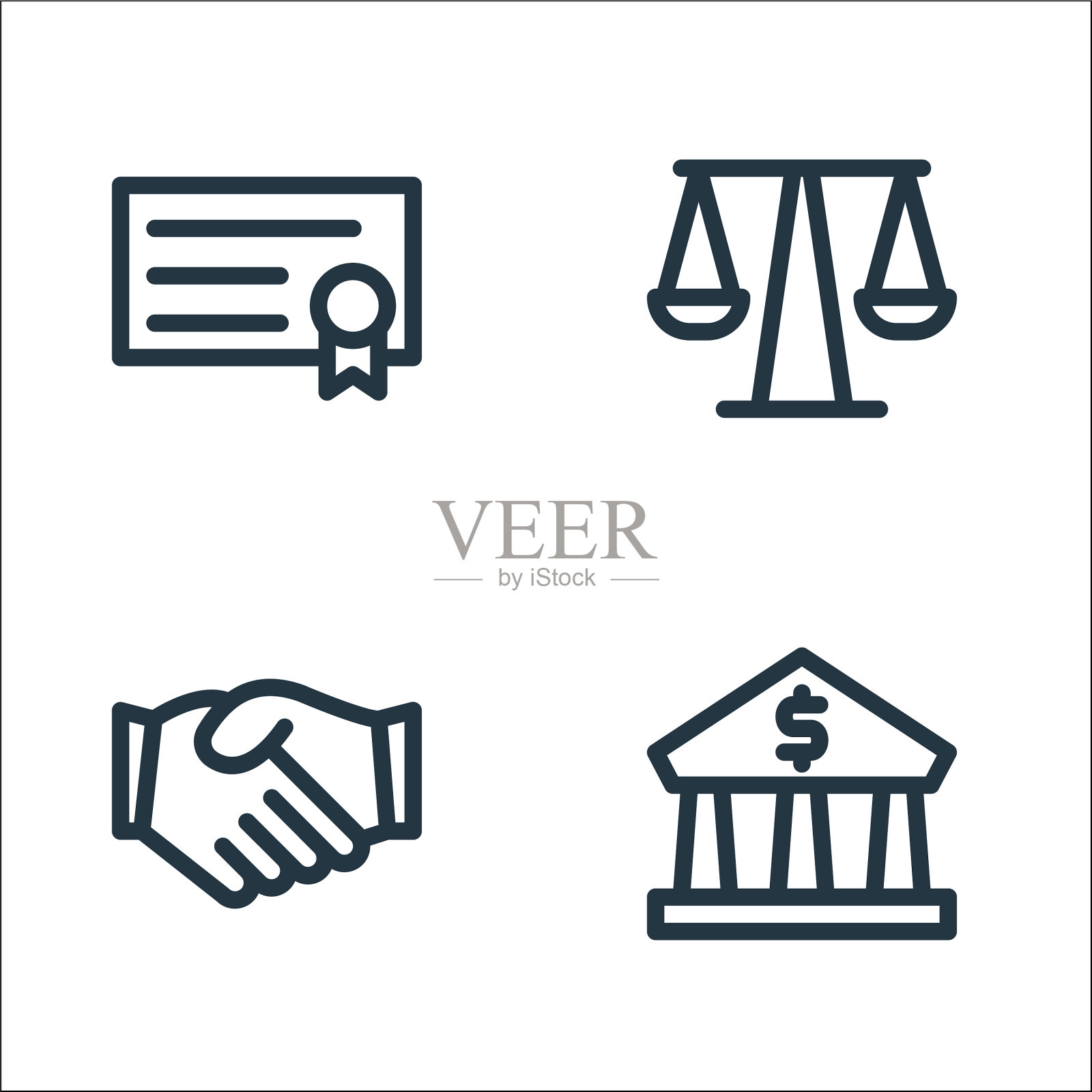 业务线图标线性集质量线集图标素材