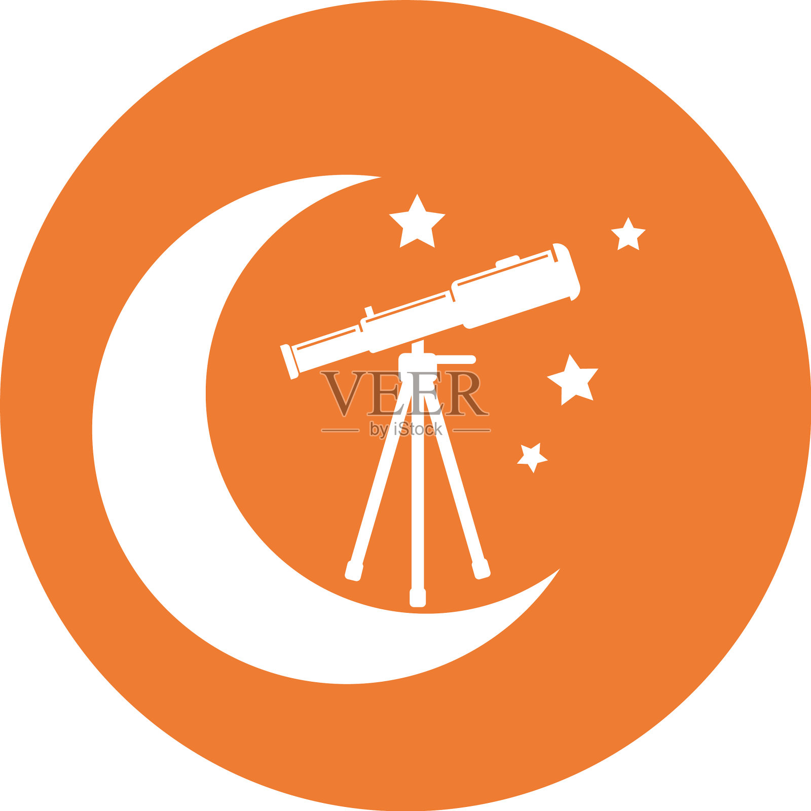 望远镜图标设计设计元素图片