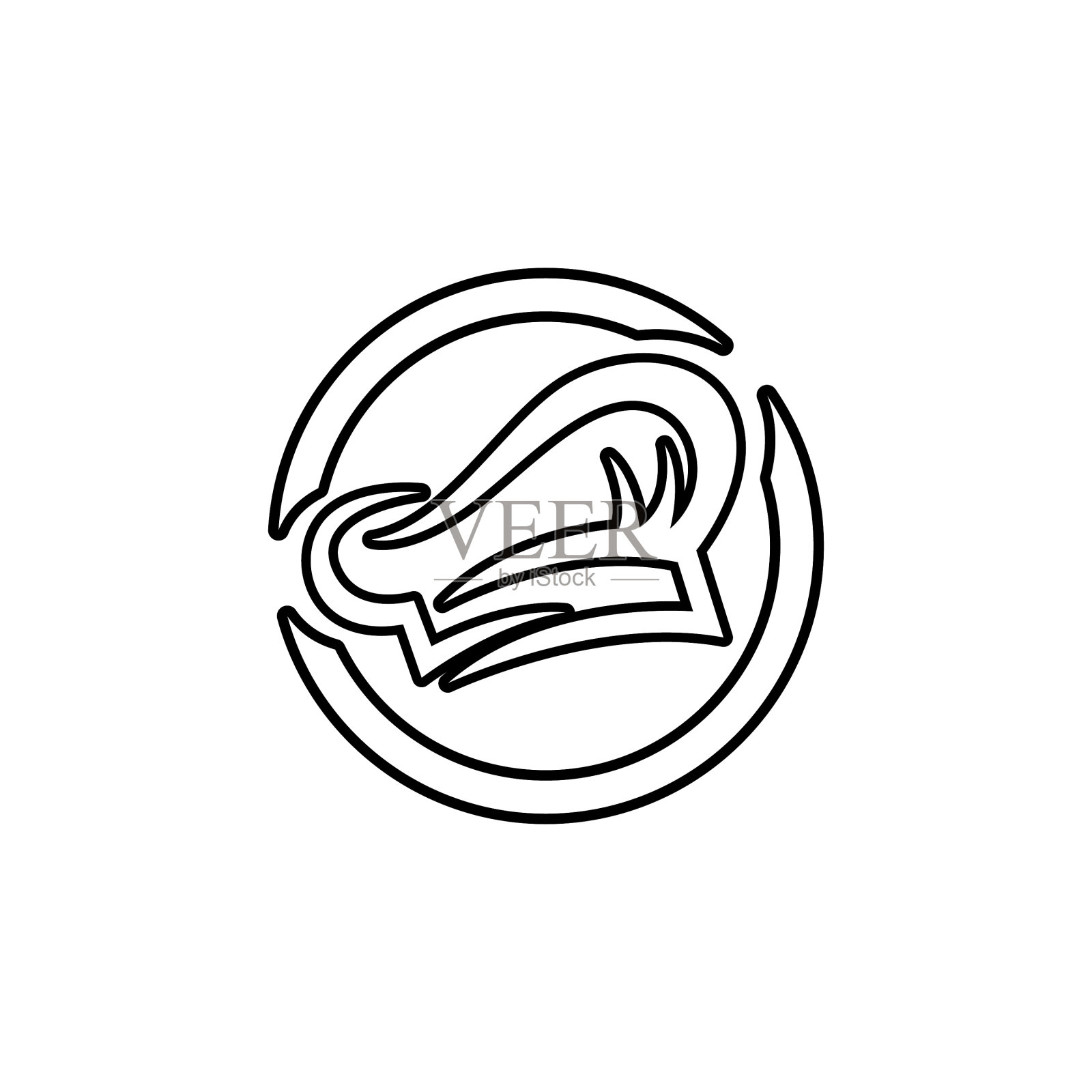 见厨师标志模板图标素材