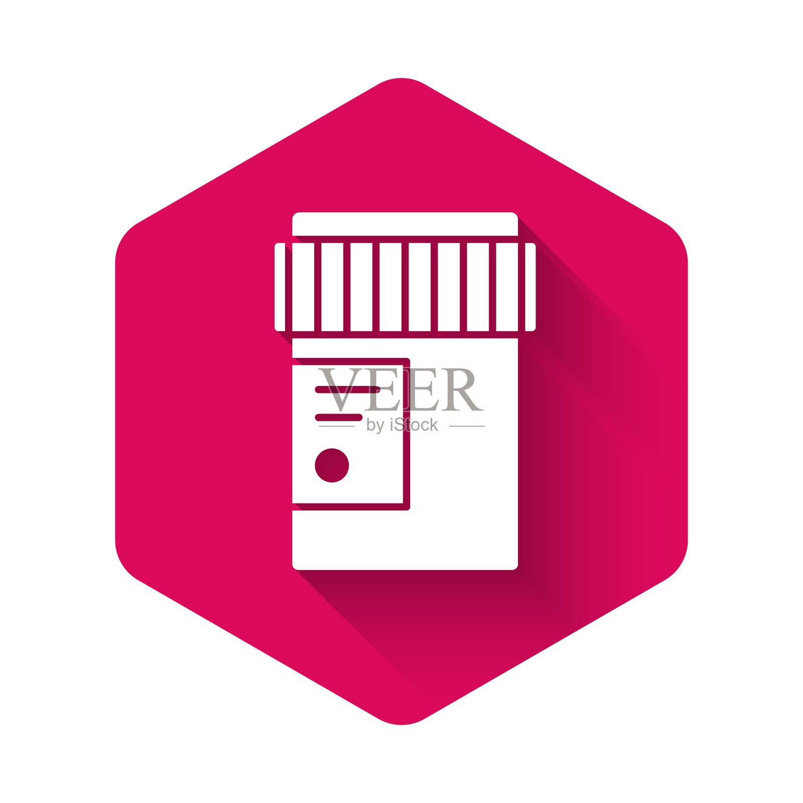 装有大麻或大麻的白色药瓶插画图片素材