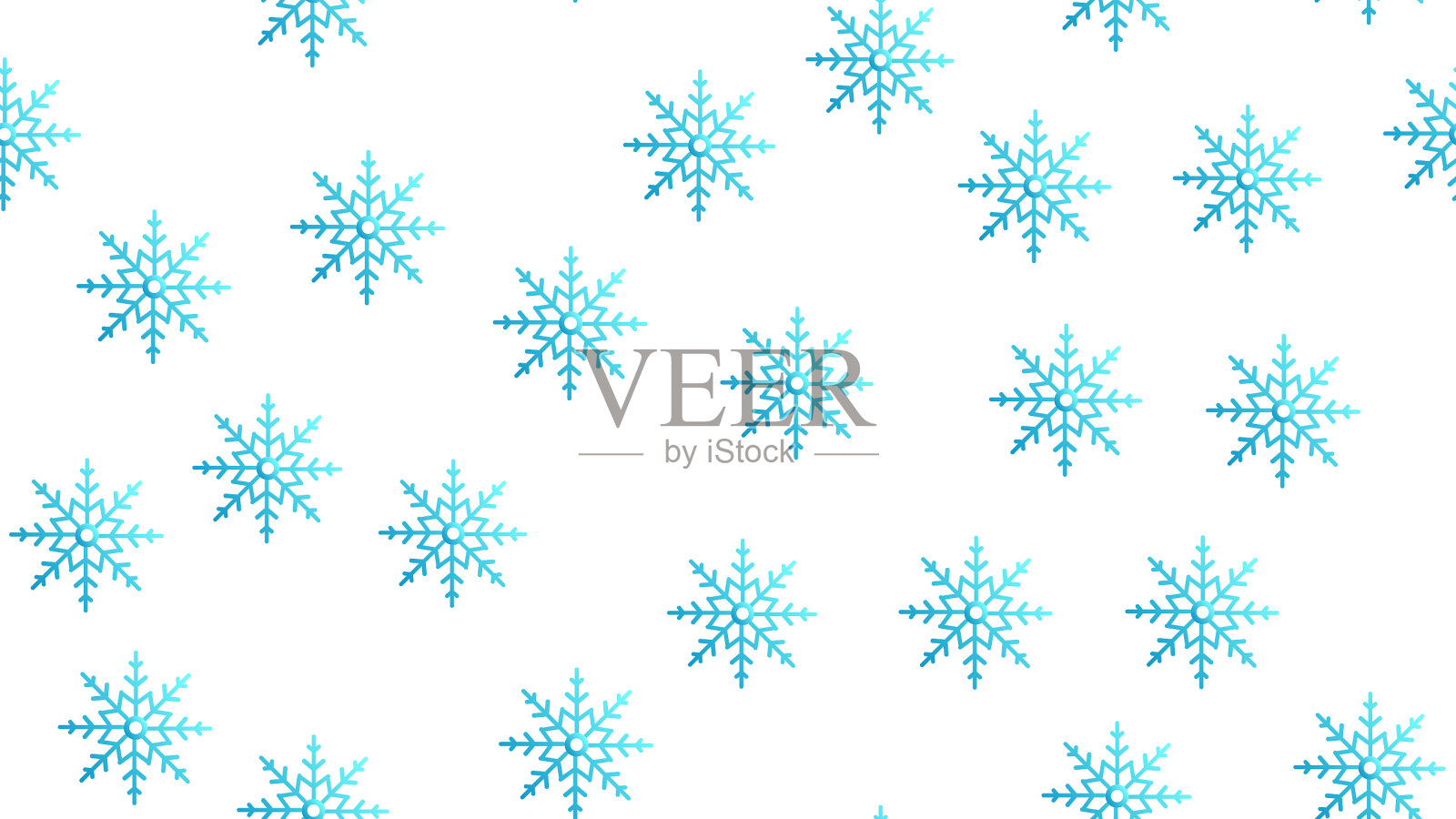 雪花图案白色雪花在蓝色插画图片素材