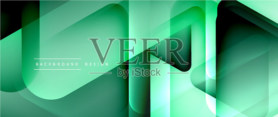 三角形形状几何抽象背景3d插画图片素材