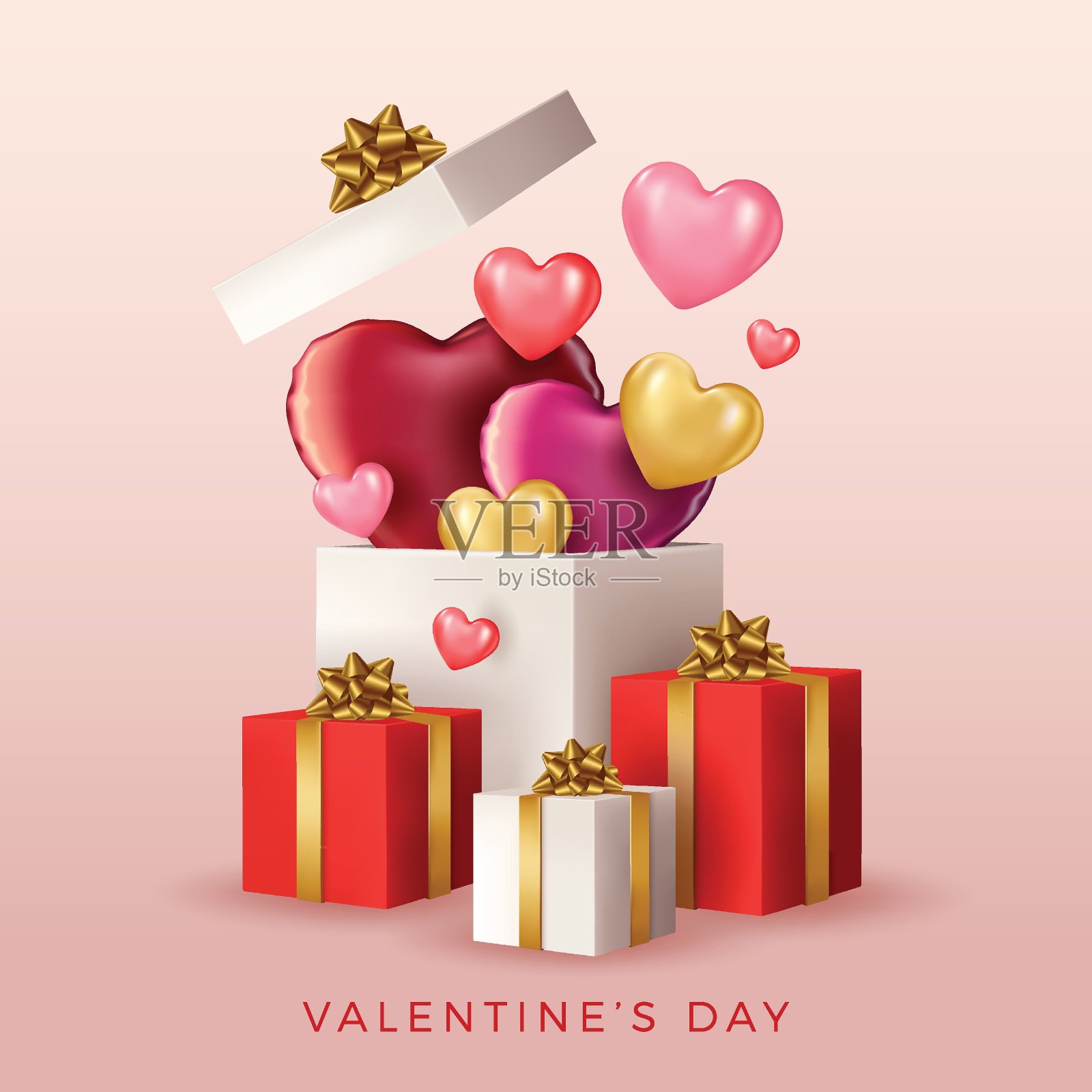 快乐情人节-天插图- 87插画图片素材