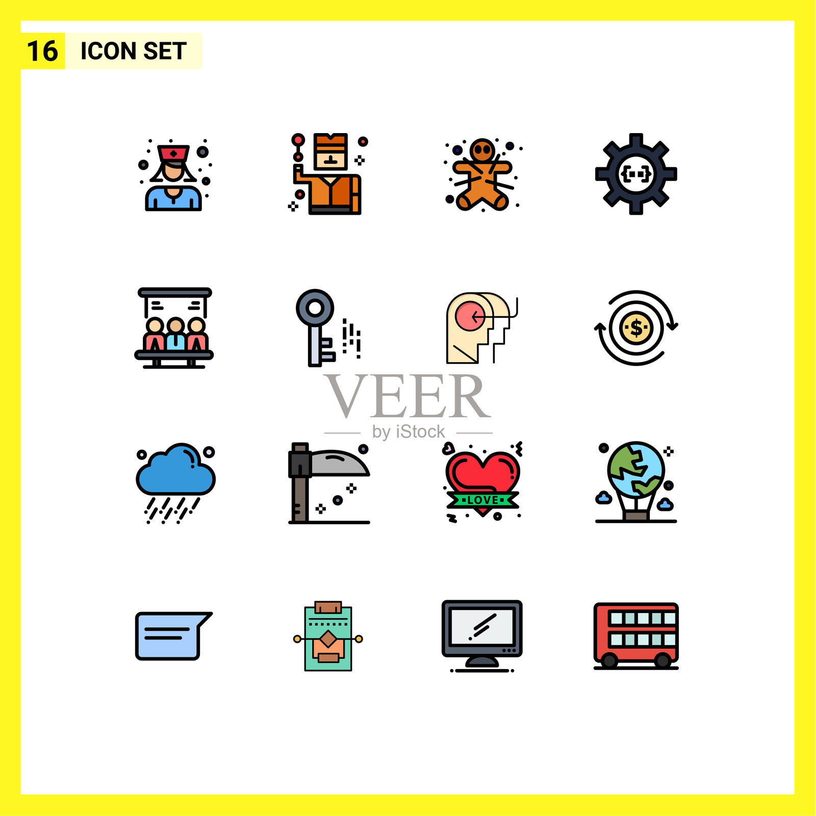 移动界面平色填充线设置16插画图片素材