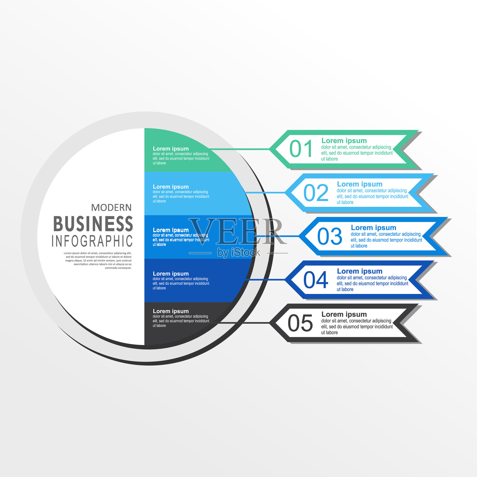 Ector信息图标签模板插画图片素材