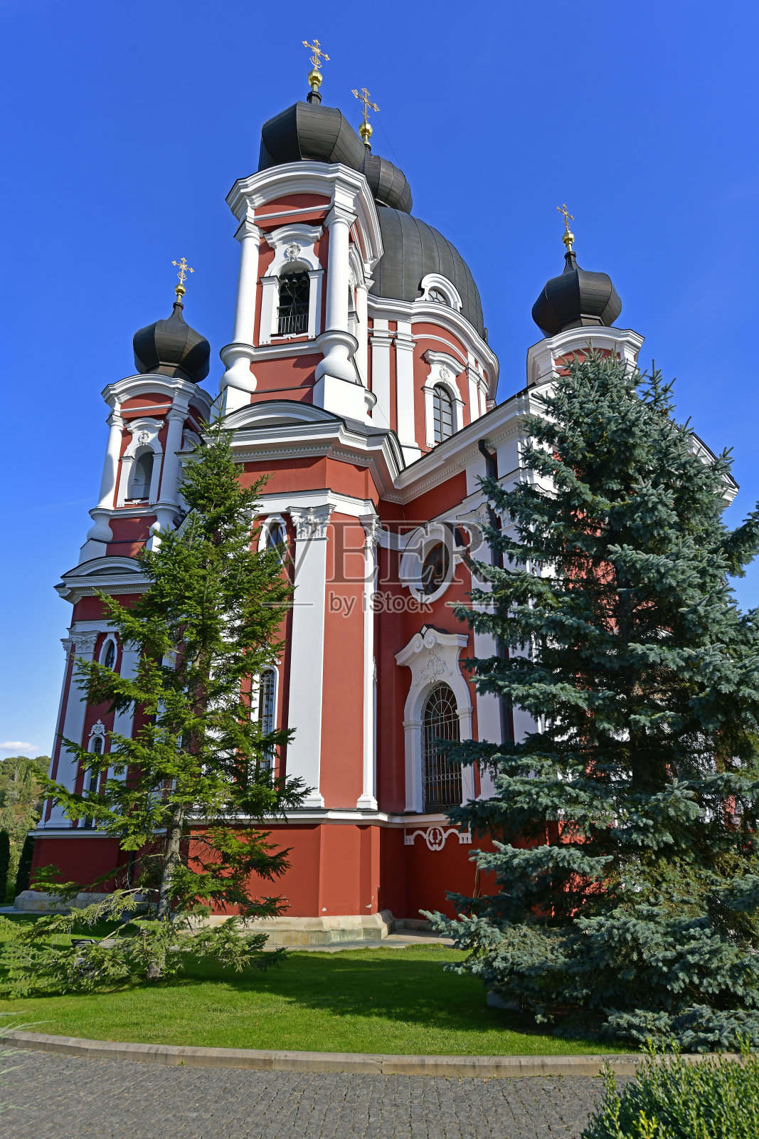 Curchi修道院位于摩尔多瓦的Orhei地区。照片摄影图片