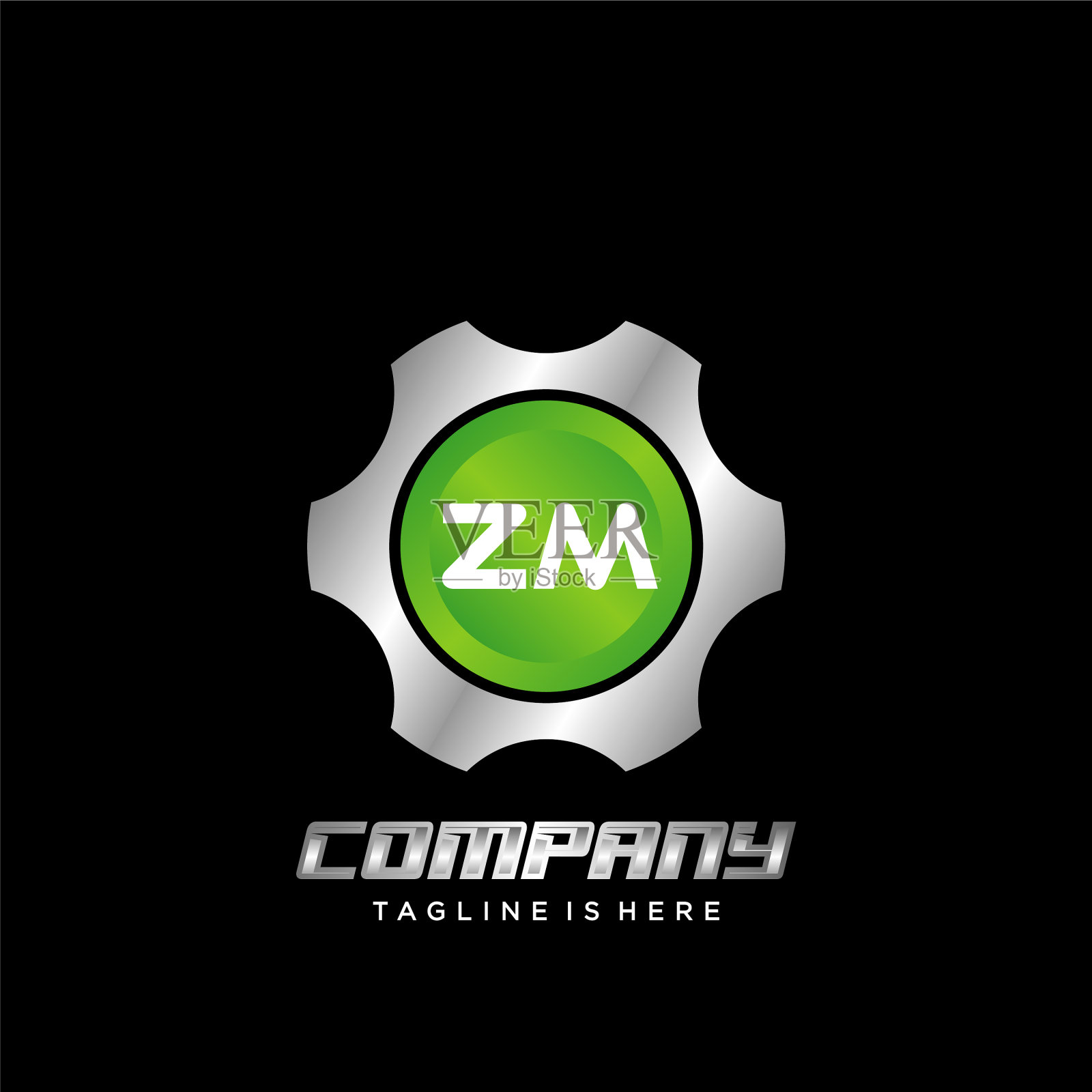 Zm初始齿轮图标标志设计元素插画图片素材