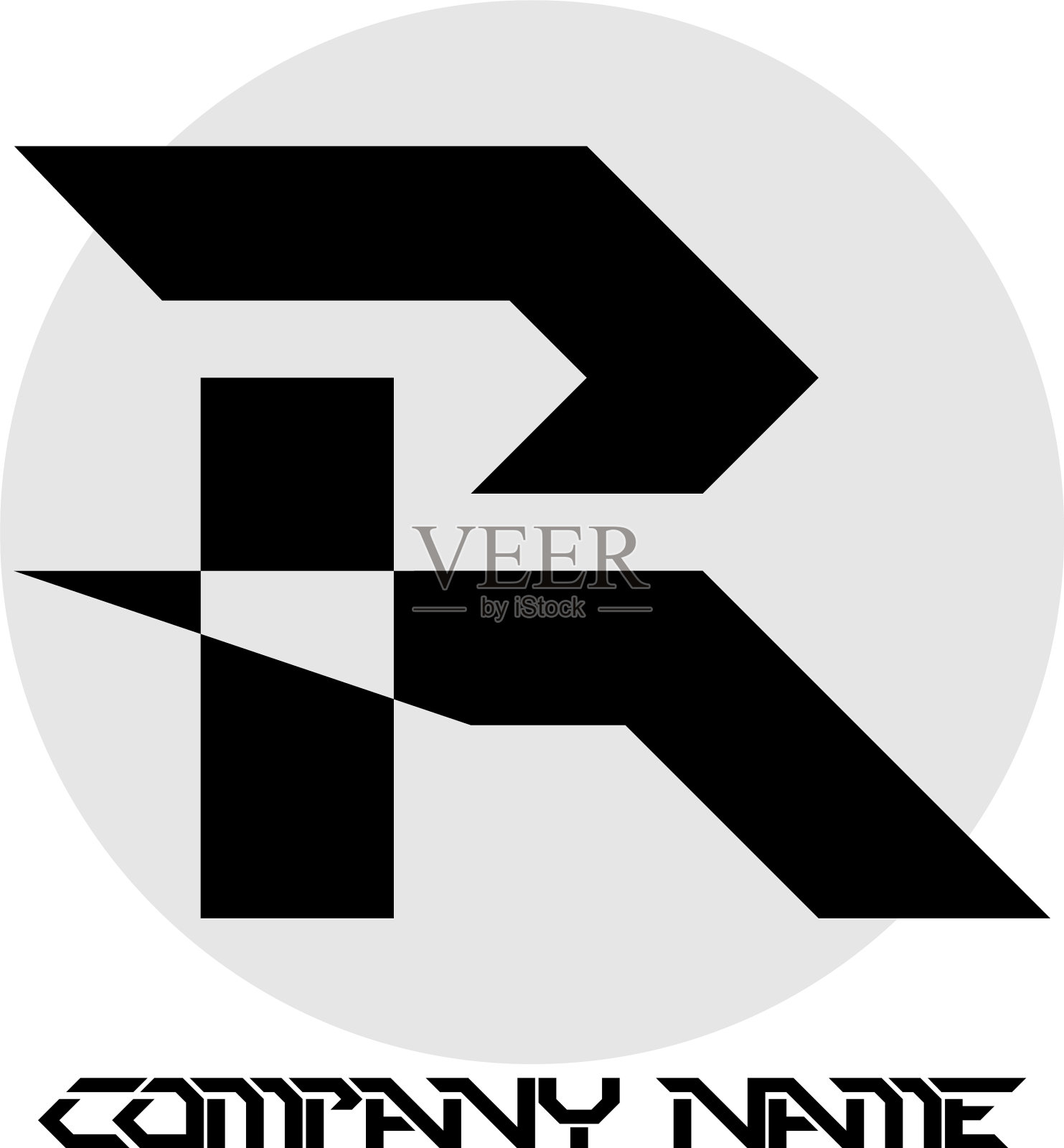 标志公司字母标志设计简洁插画图片素材