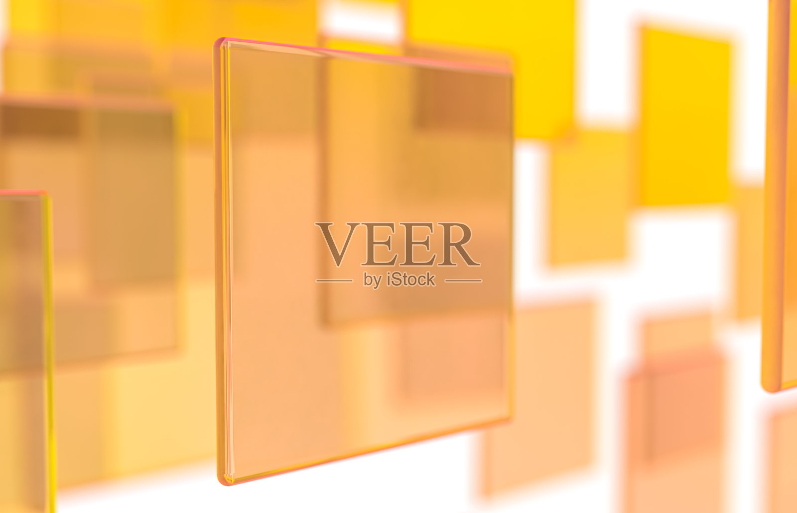 摘要3d技术背景与彩色玻璃卡。照片摄影图片