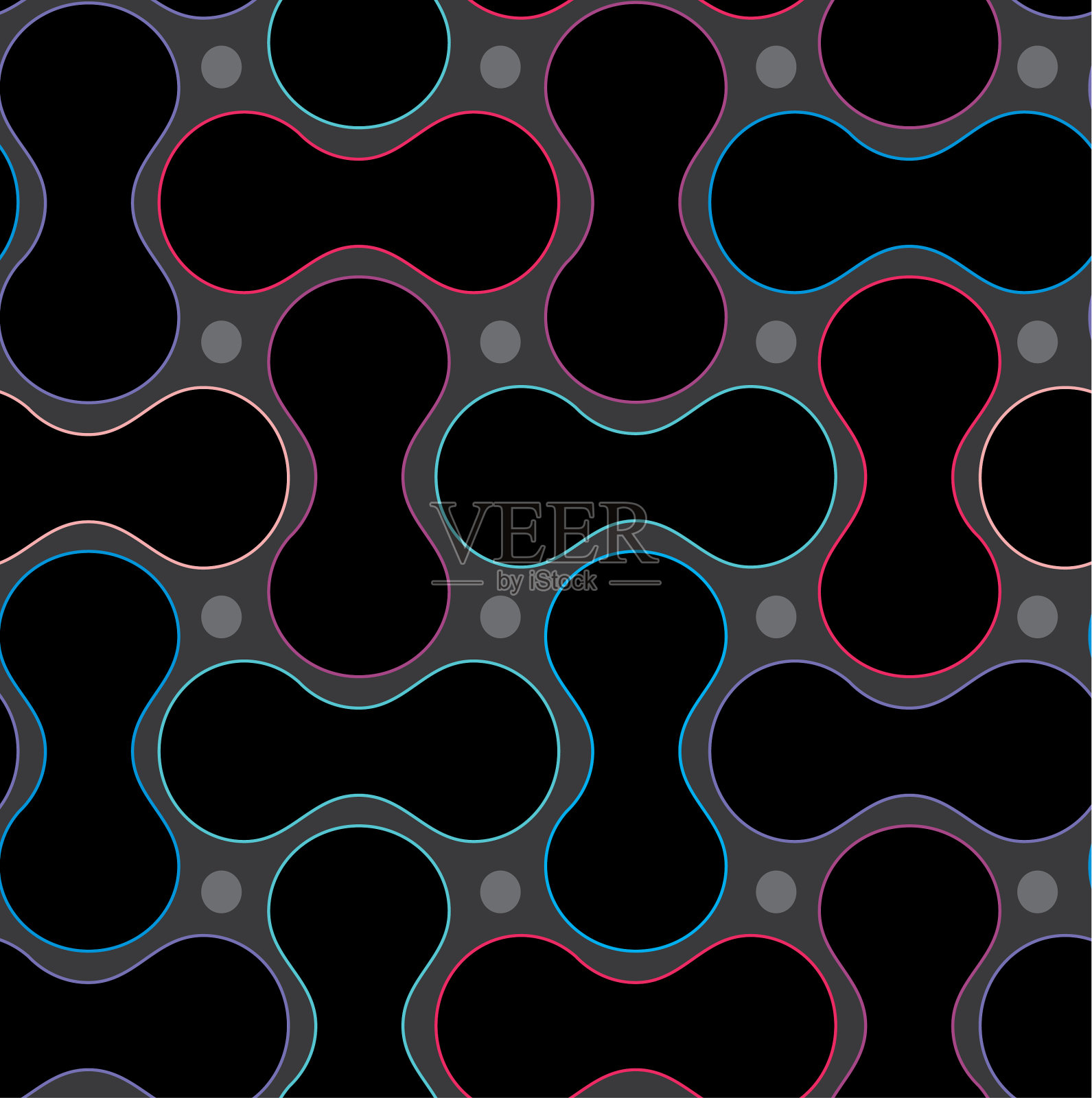 与人物相似的几何装饰插画图片素材