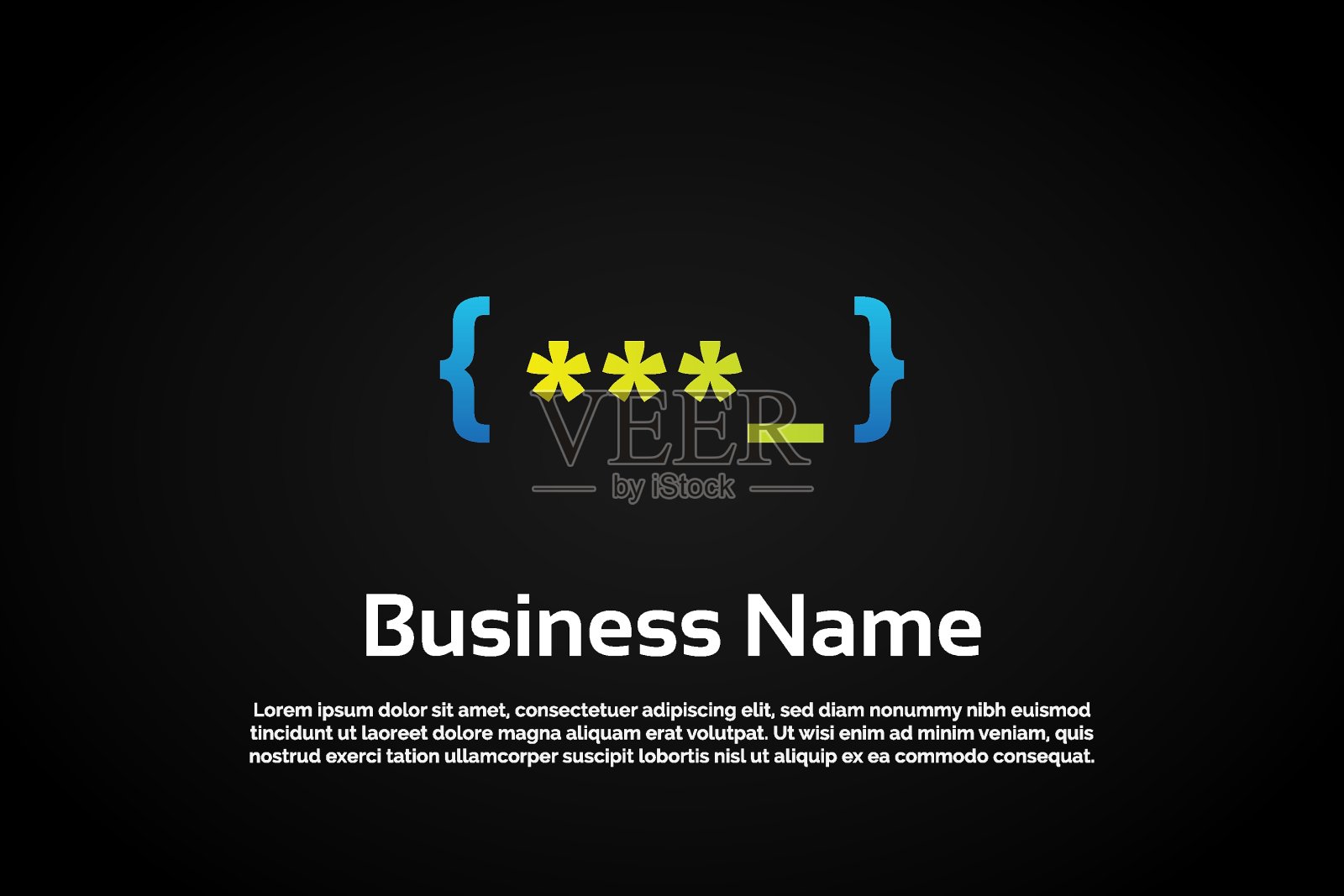 独特的彩色引脚编码标志模板插画图片素材