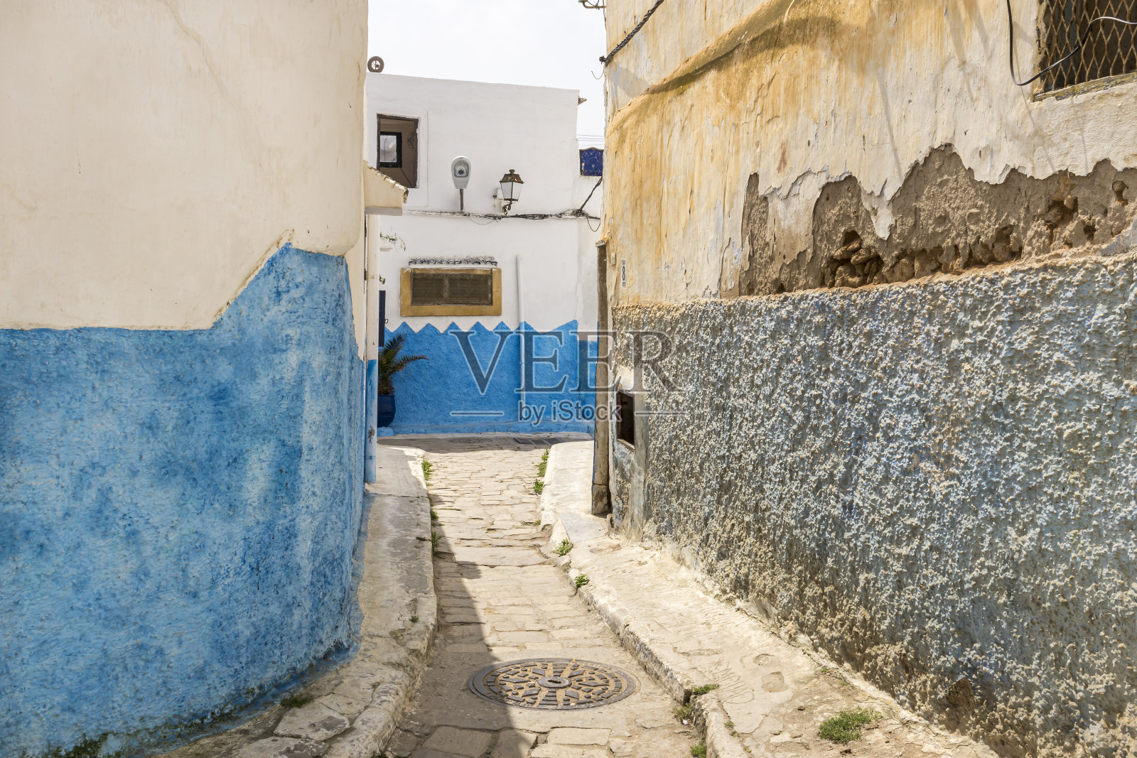 摩洛哥拉巴特，乌达亚人卡斯巴照片摄影图片