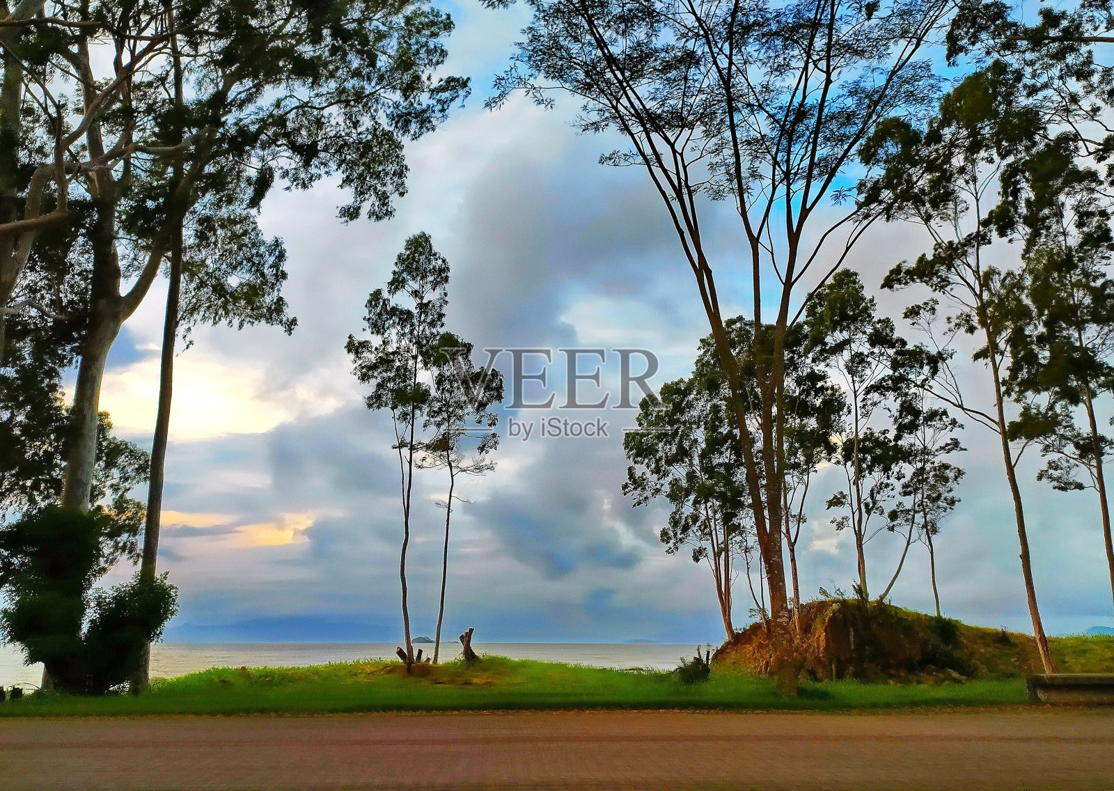 日落景观弗洛照片摄影图片