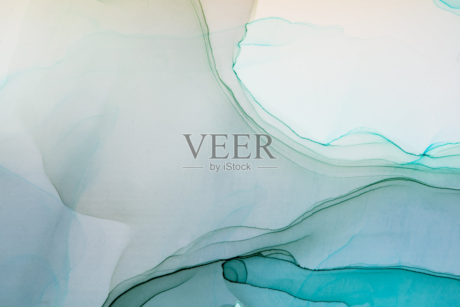 抽象彩色油墨背景。酒精墨水的艺术。照片摄影图片