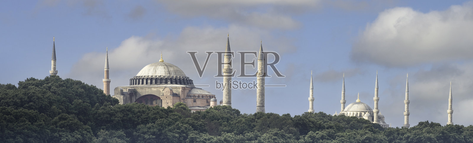 伊斯坦布尔的天际线照片摄影图片