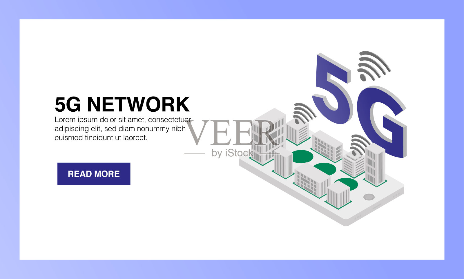 5 g网络插画图片素材