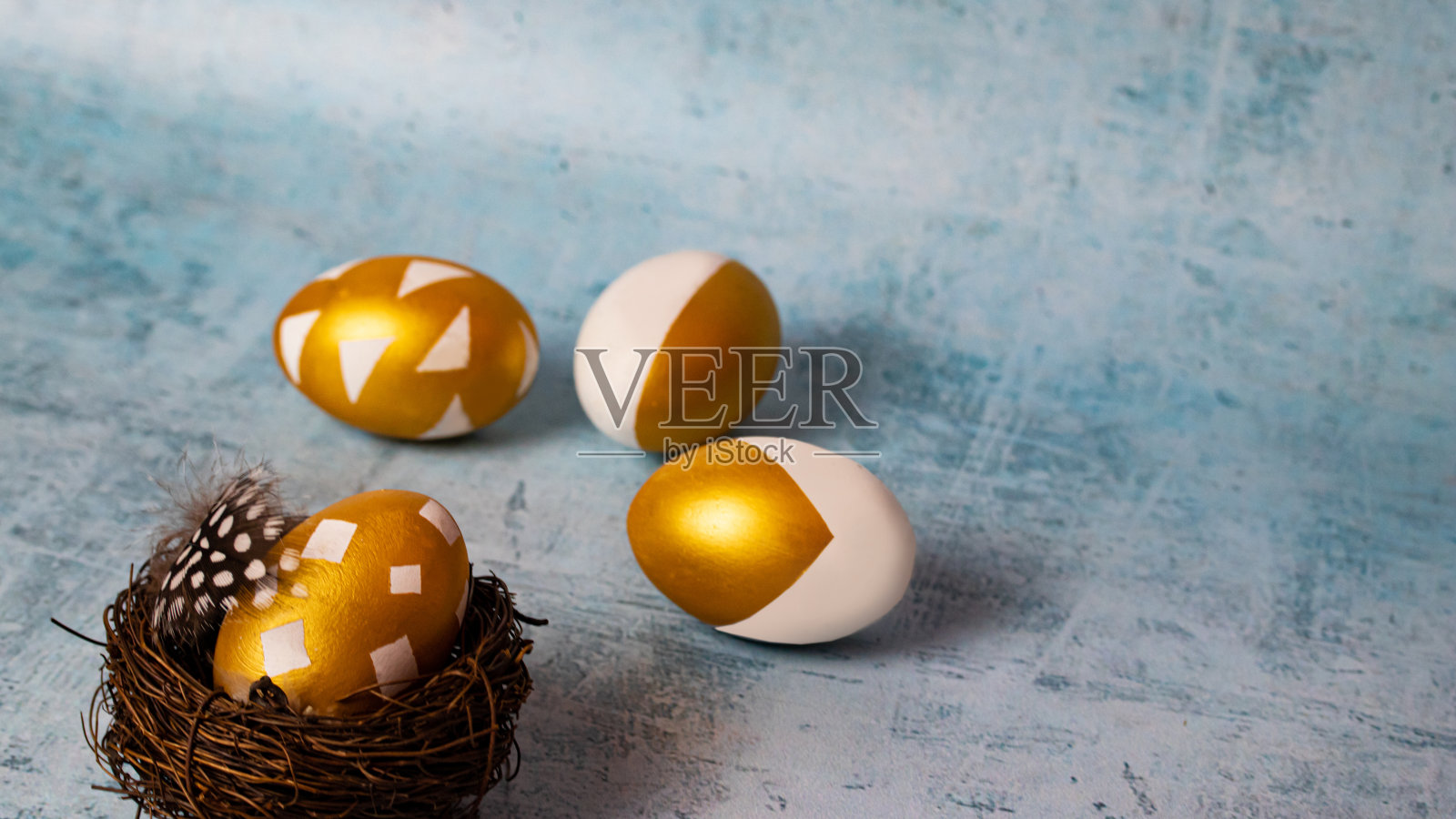 复活节彩蛋，装饰照片摄影图片