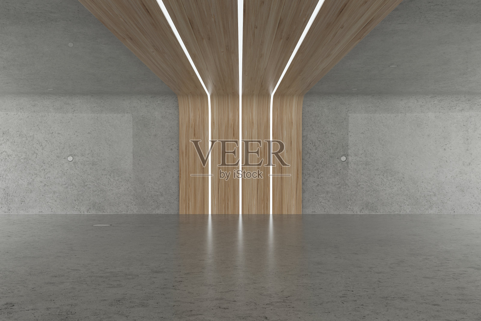 简单的室内空间，3d渲染照片摄影图片