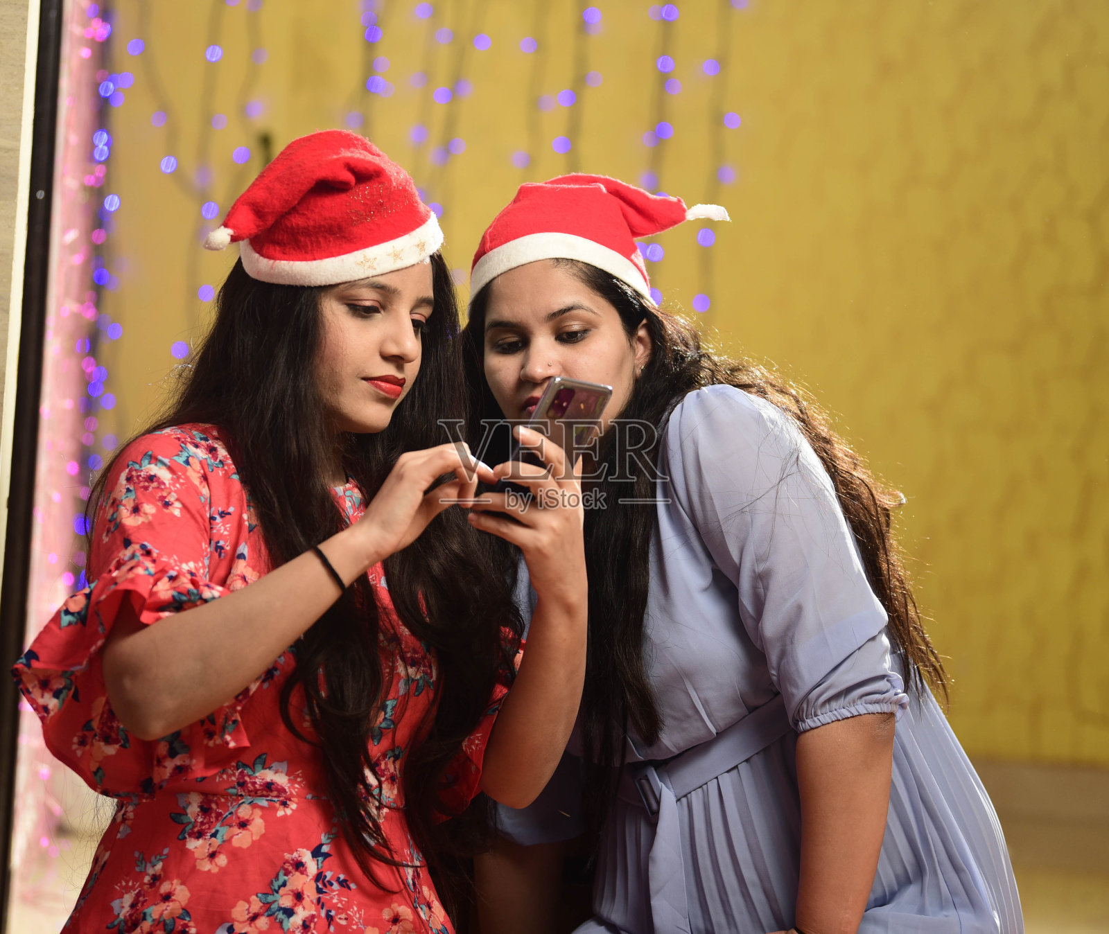 印度的圣诞节庆祝活动照片摄影图片