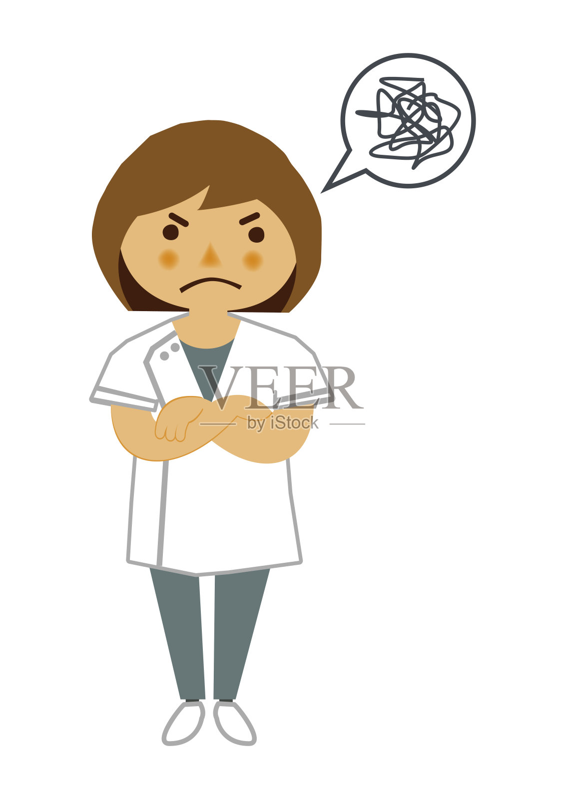 女护士插画素材插画图片素材