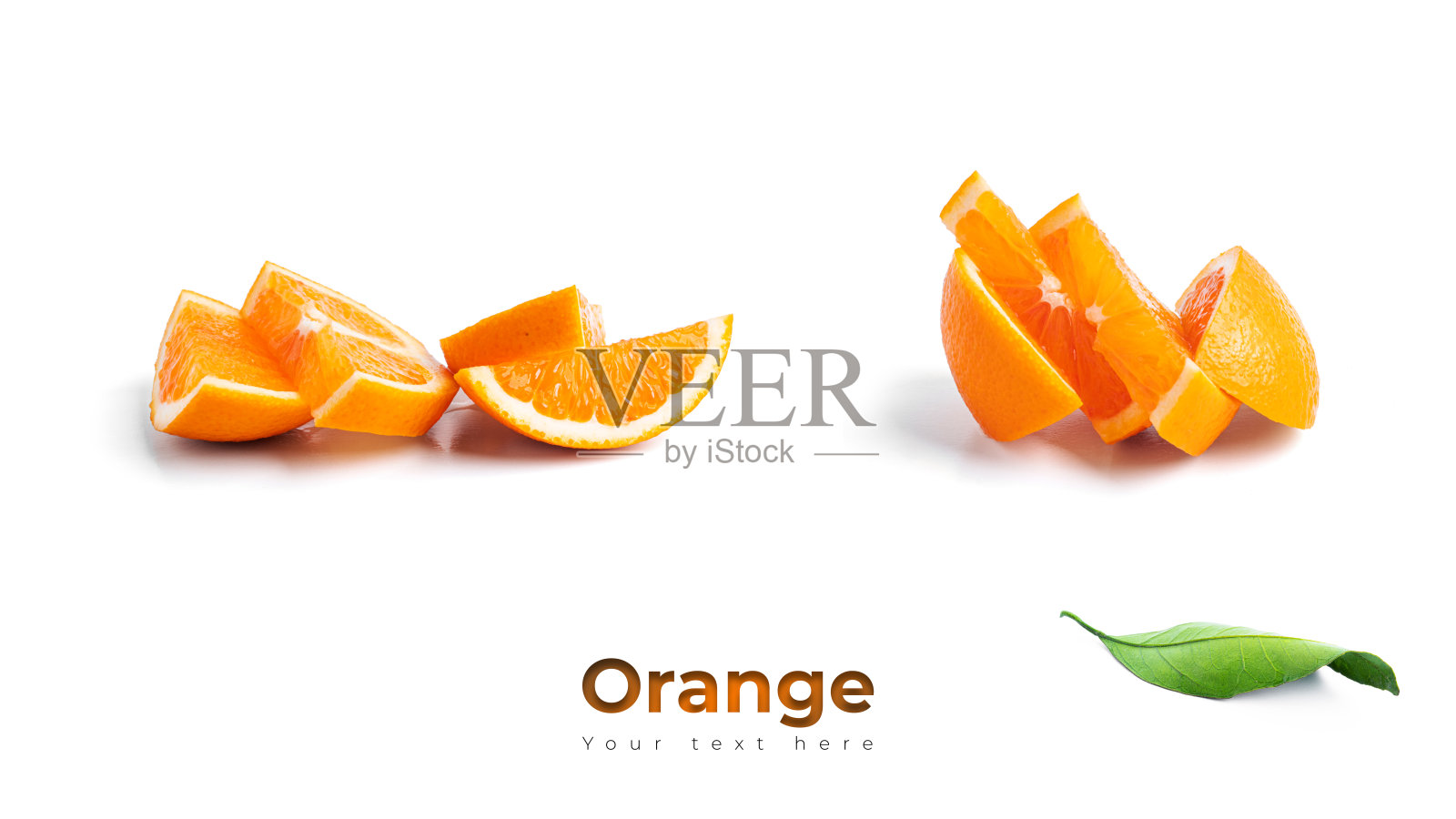 橙色果实孤立在白色背景上照片摄影图片