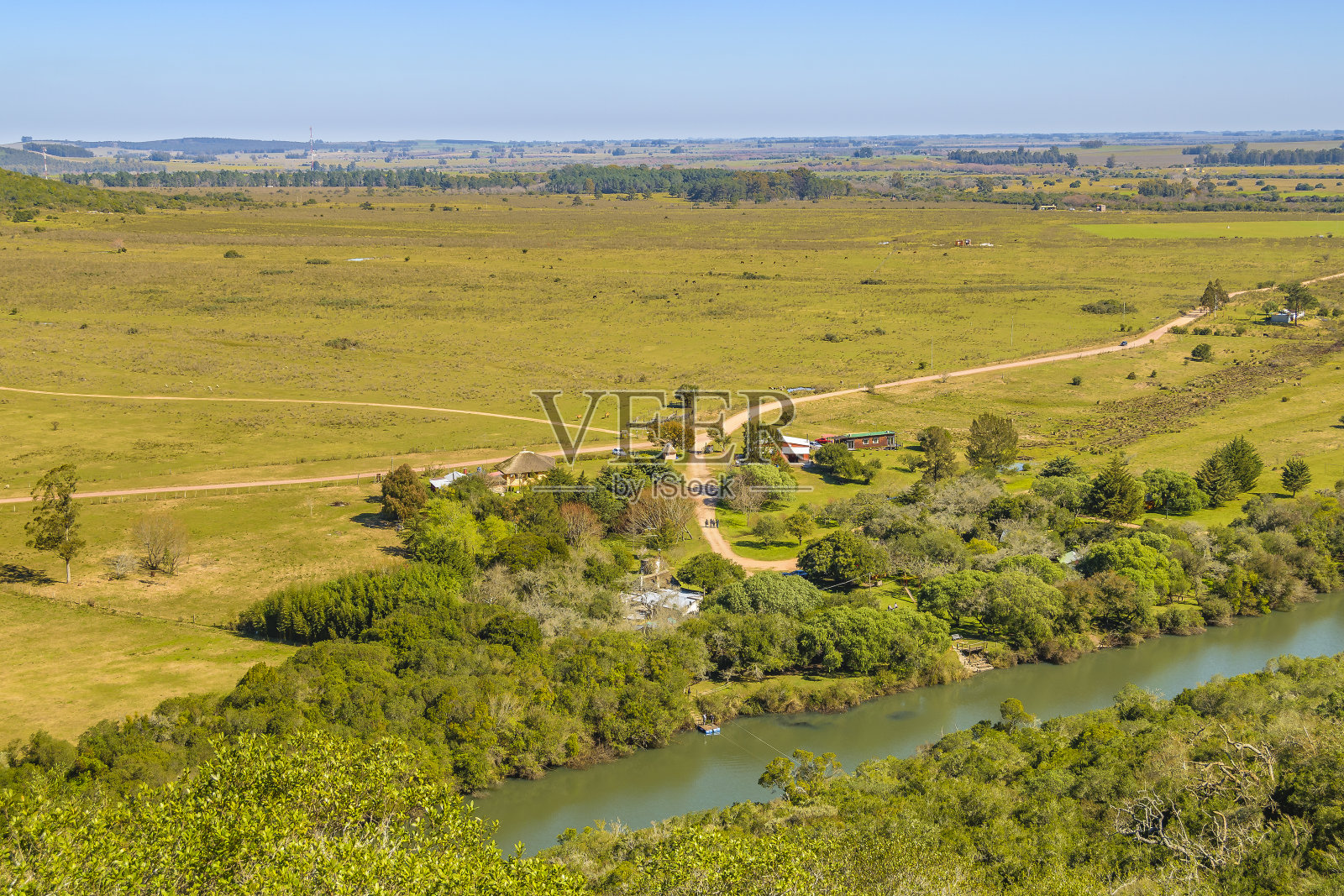 乌拉圭阿雷基塔国家公园，圣卢西亚河照片摄影图片