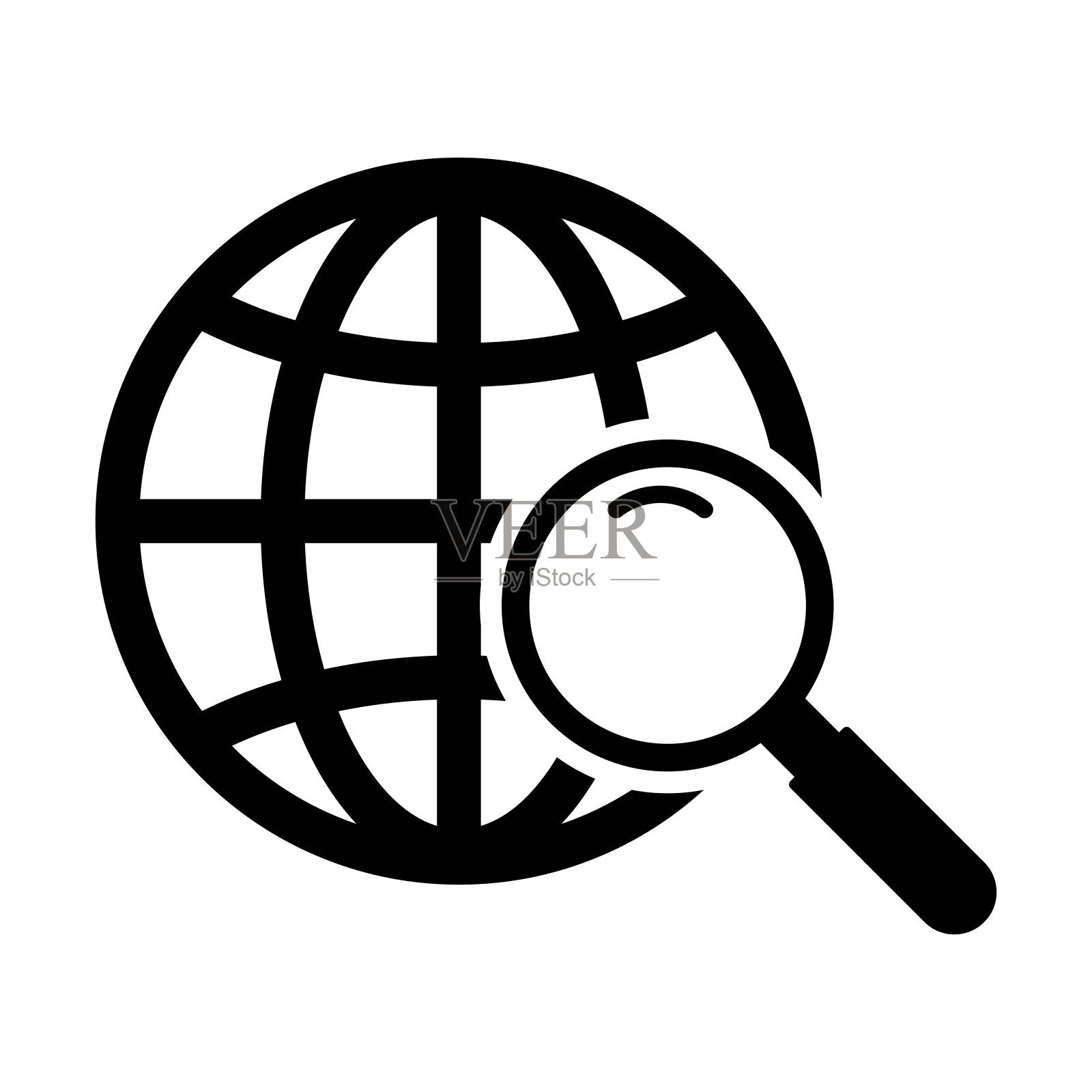 互联网搜索图标插画图片素材