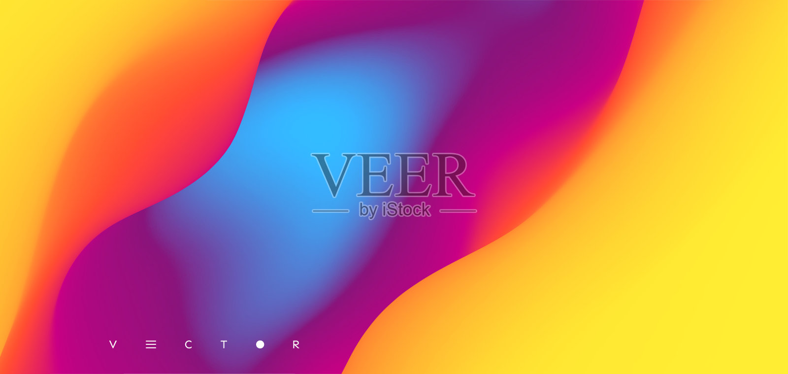 具有动态效果的抽象背景。创意设计海报与充满活力的梯度。矢量插图的广告，营销，演示。手机屏幕。插画图片素材