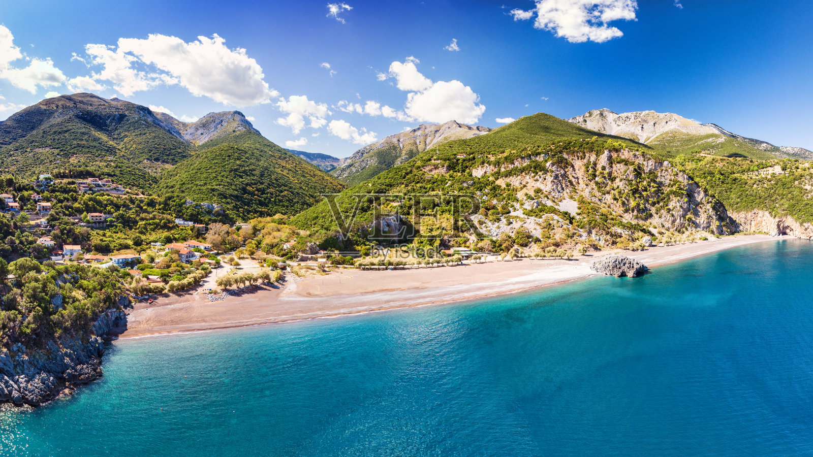 希腊埃维亚的Limnionas海滩照片摄影图片