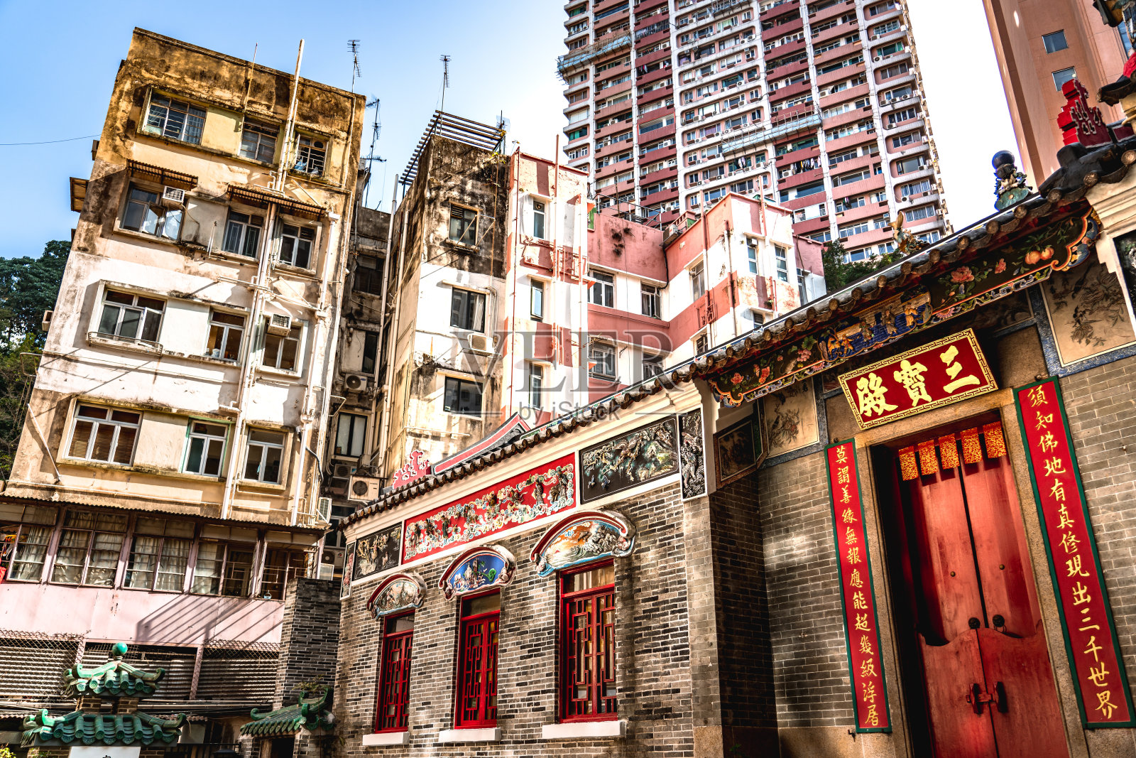 香港岛湾仔北泰寺照片摄影图片