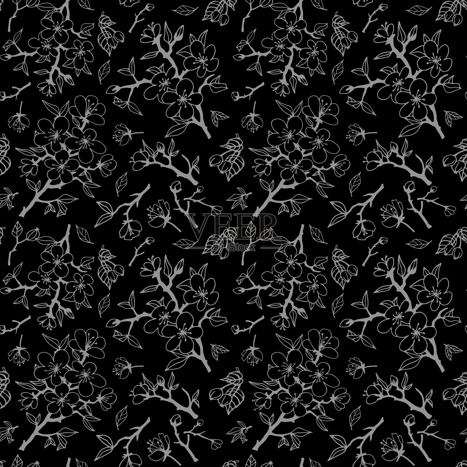 无缝模式插画图片素材