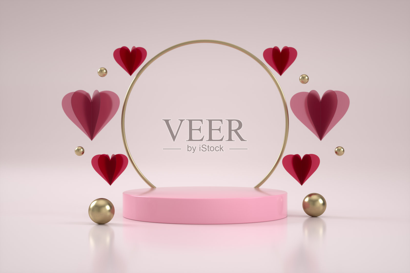 空产品站，平台，讲台与飞翔的心照片摄影图片