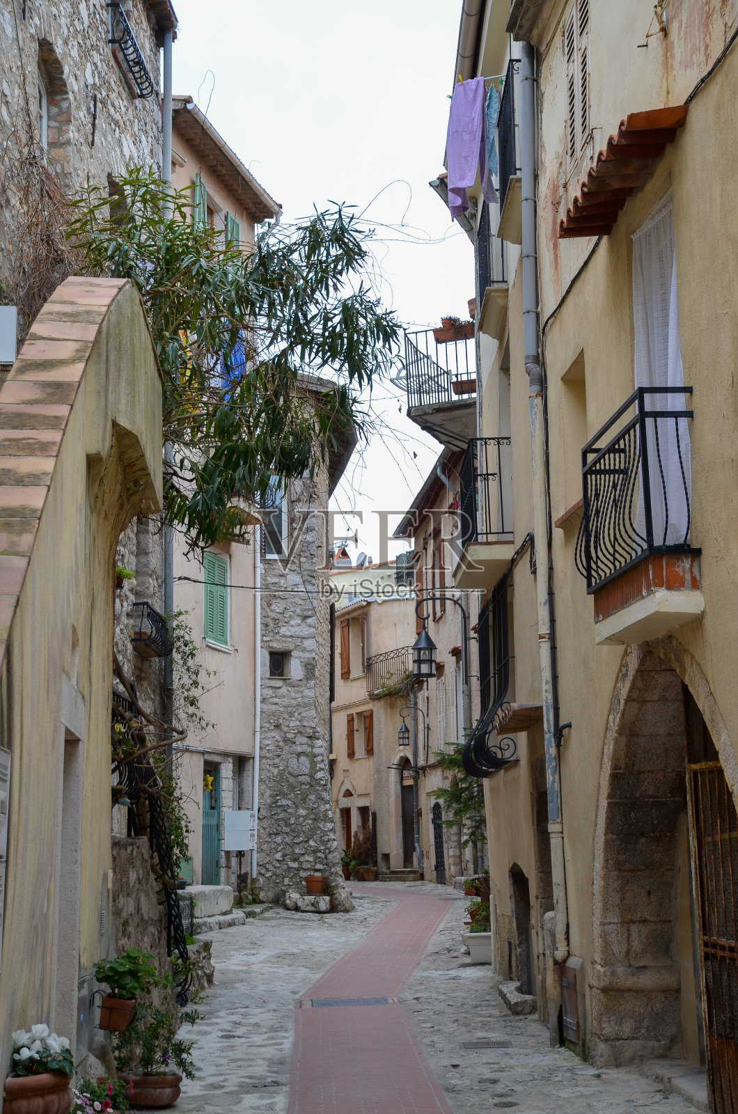 La Turbie镇，普罗旺斯，法国照片摄影图片