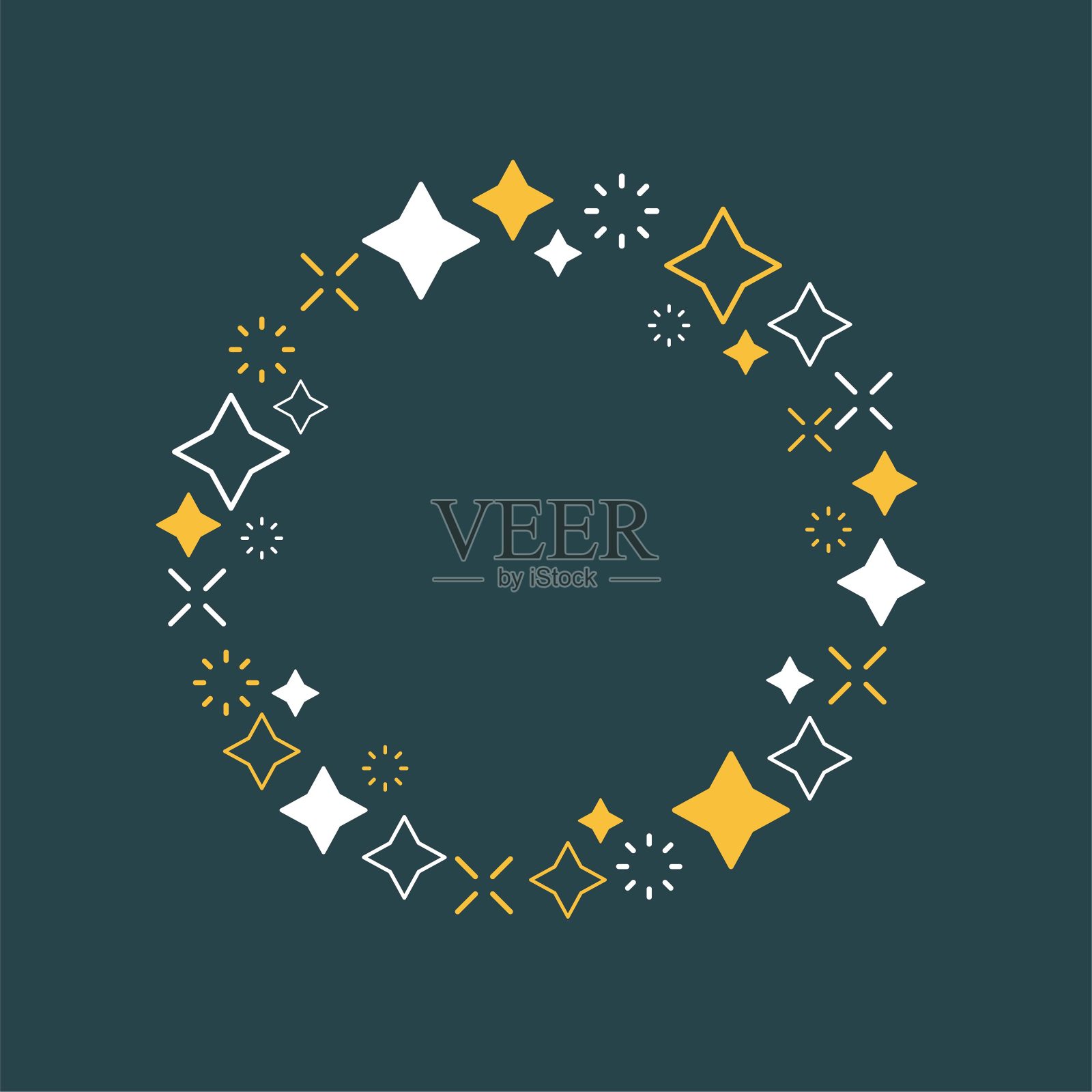 星星插画图片素材