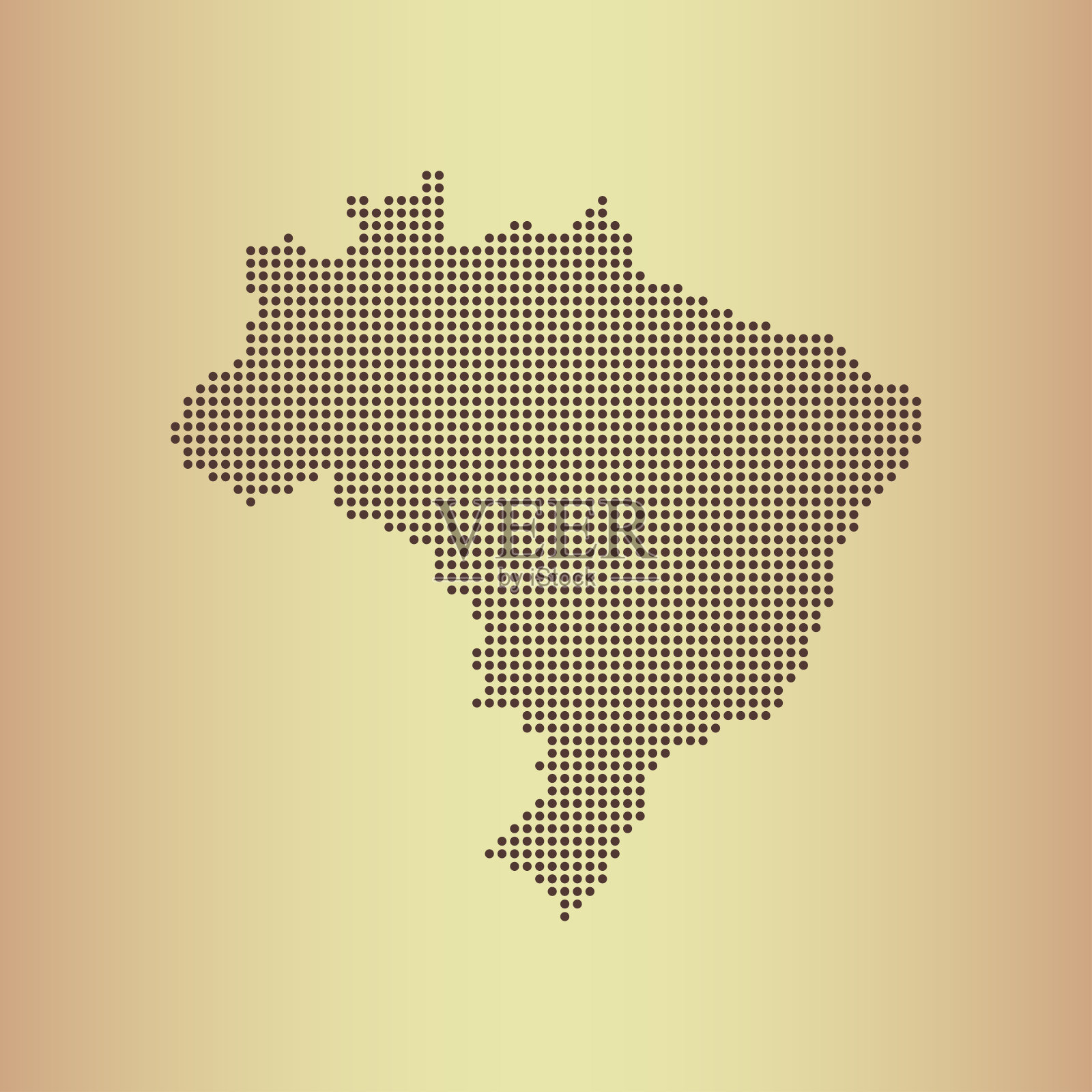 巴西的地图插画图片素材