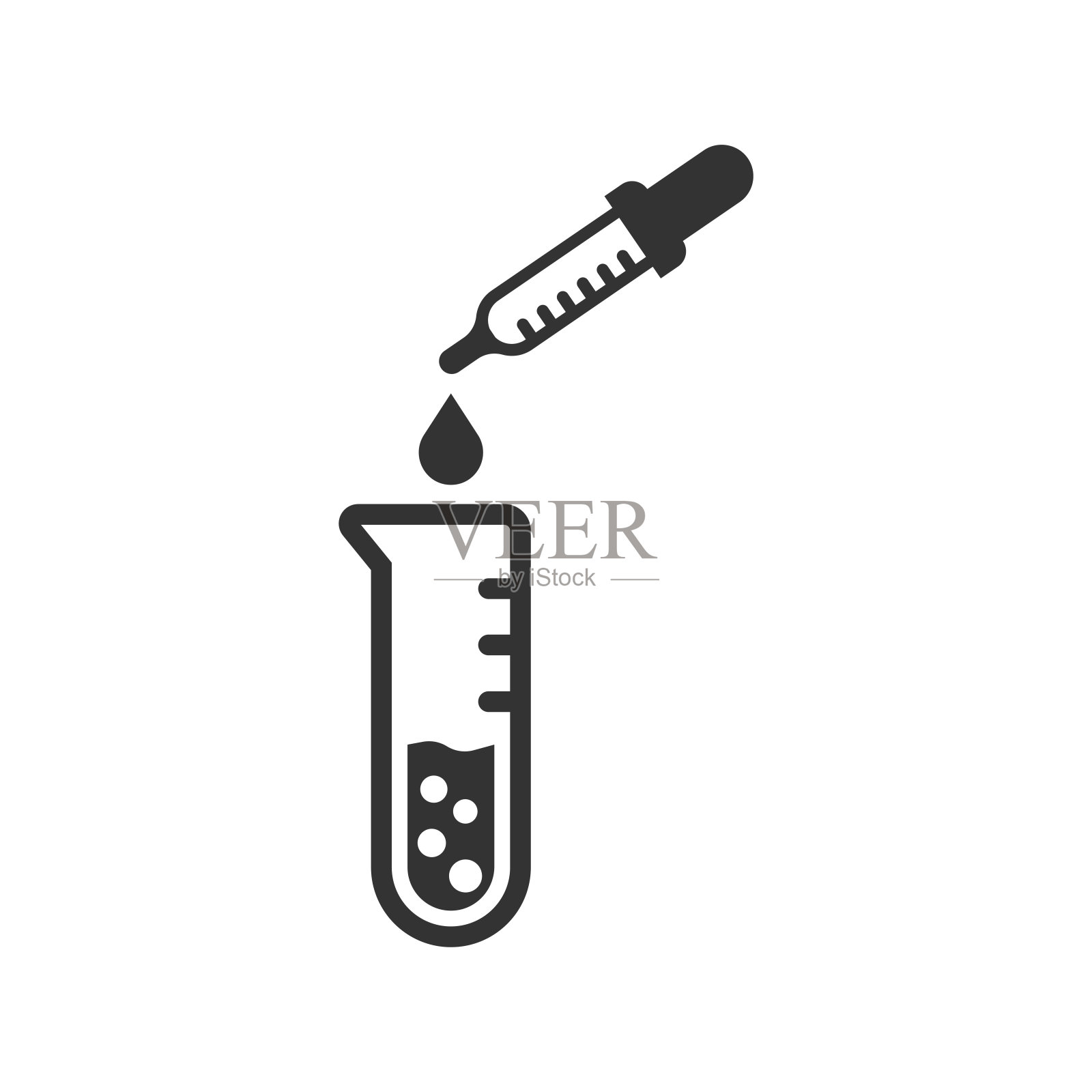 实验室测试图标插画图片素材