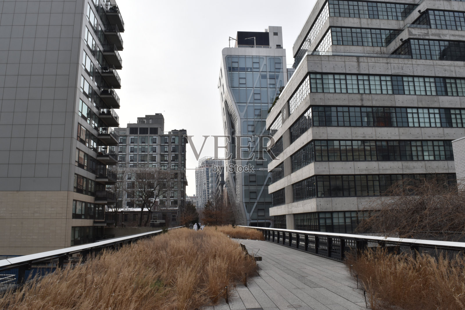 冬天的高架线照片摄影图片