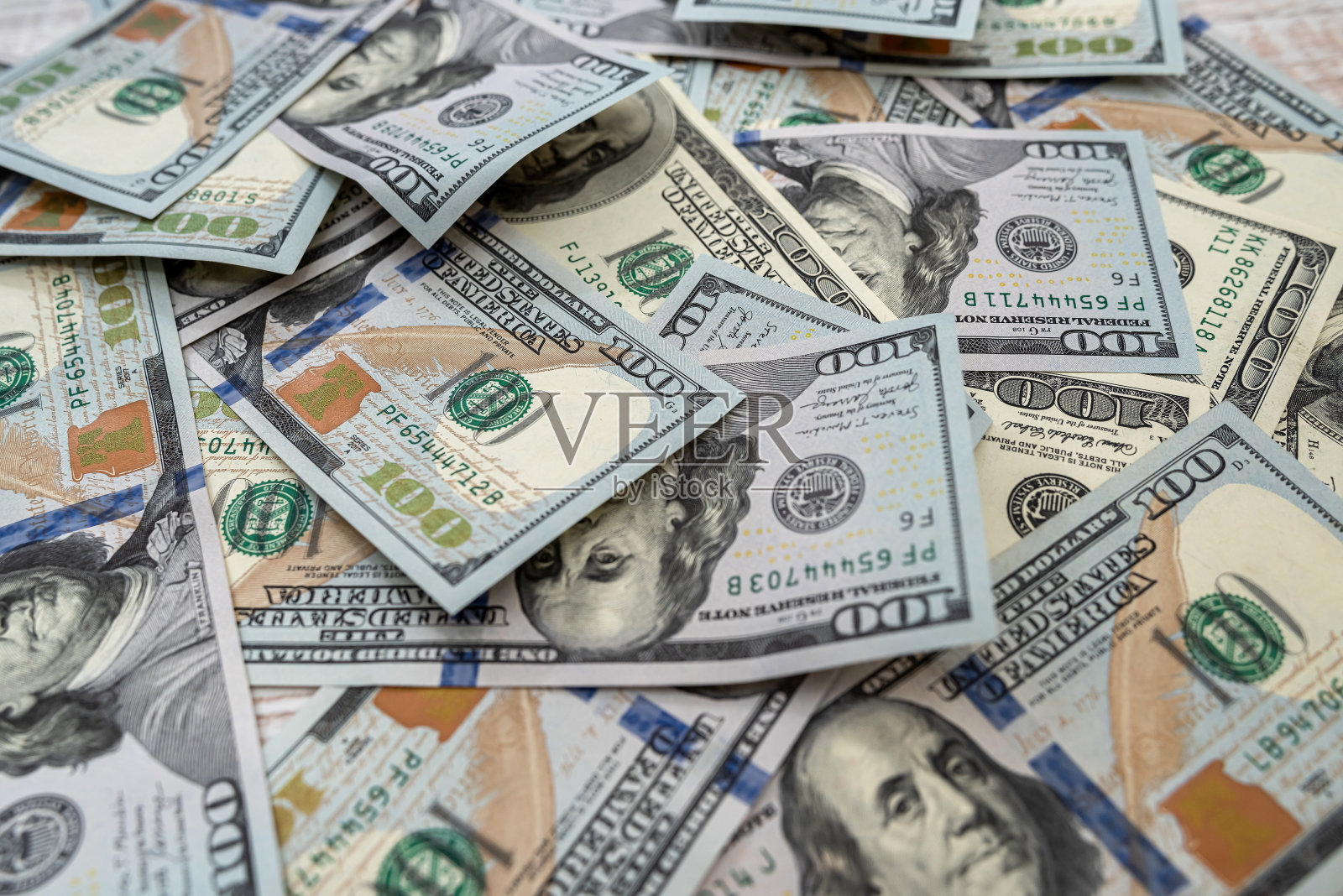 很多美元作为背景照片摄影图片