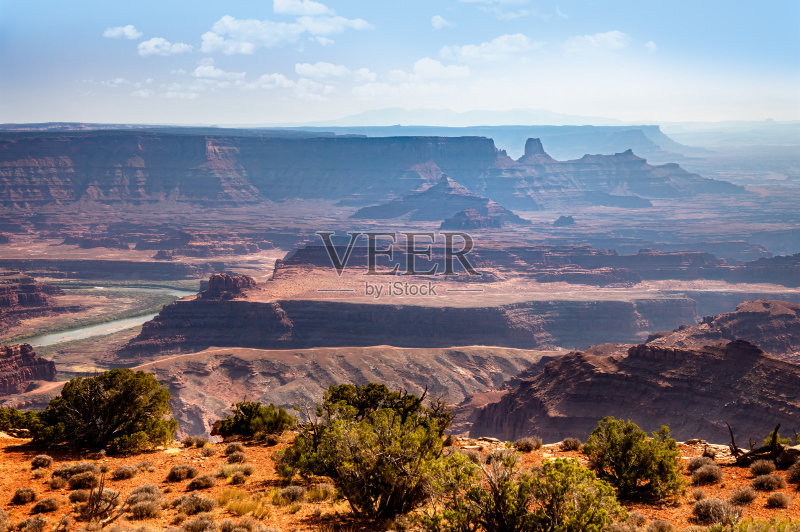 死马角州立公园俯瞰科罗拉多河照片摄影图片