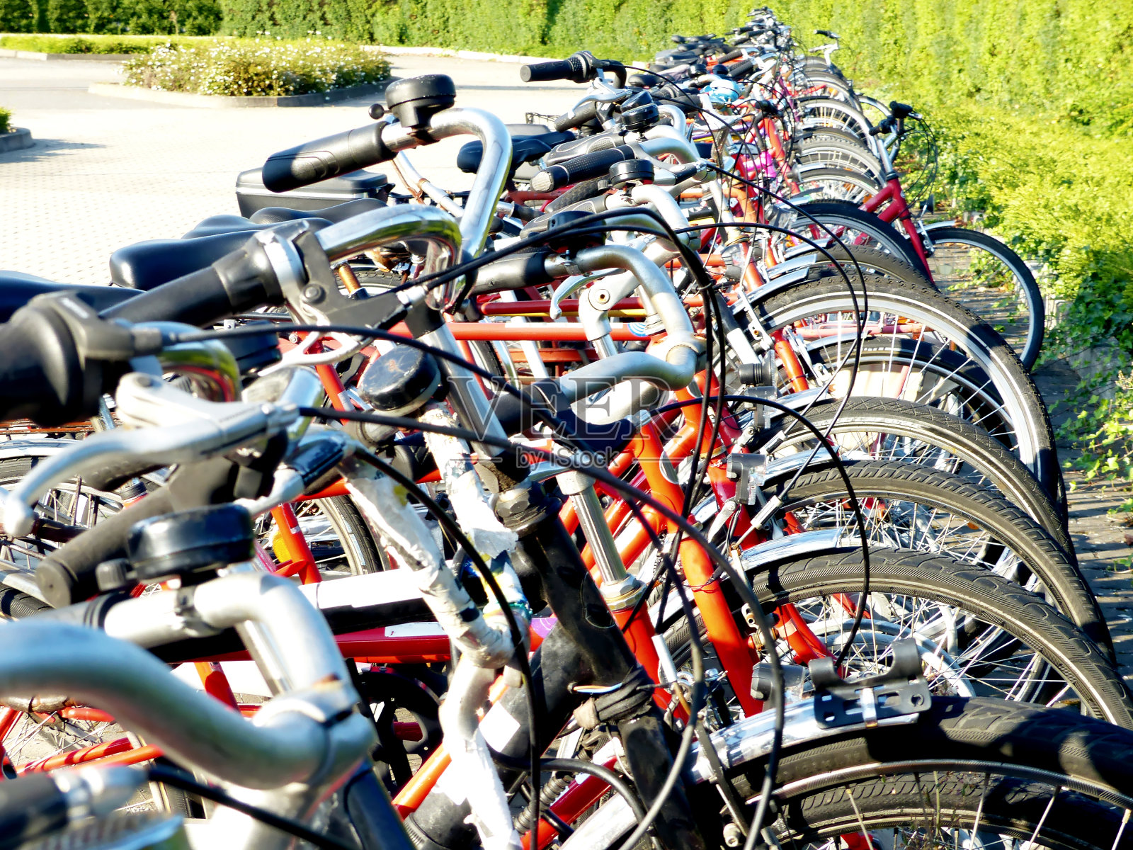 一系列老式自行车照片摄影图片