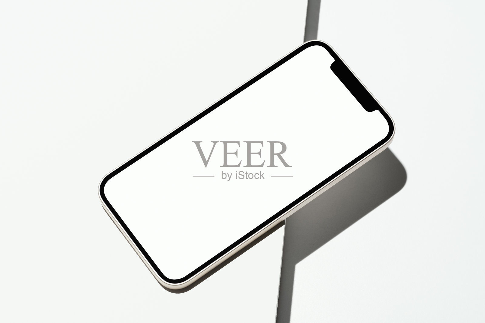 黑屏智能手机模型，模板照片摄影图片