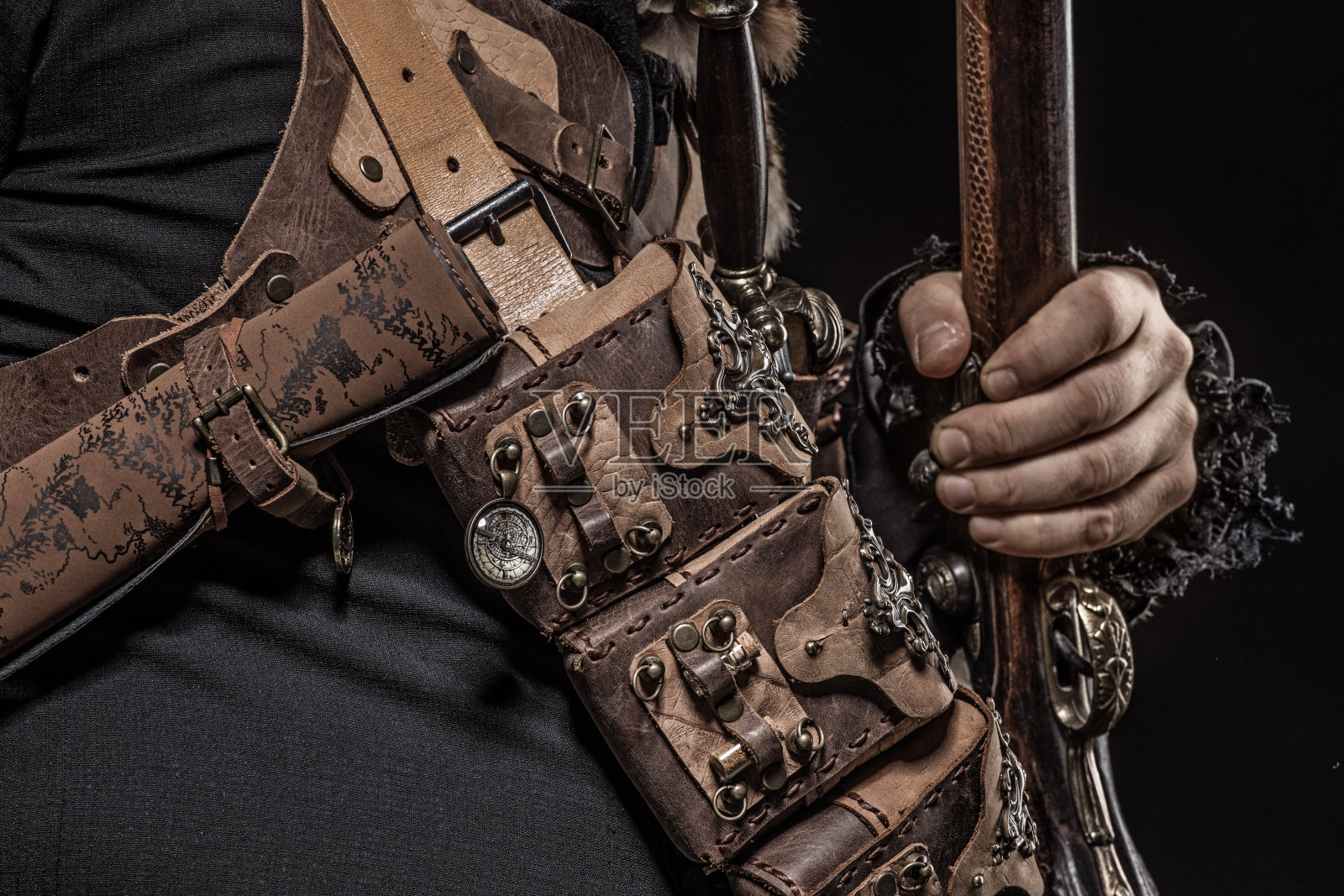 蒸汽朋克细节的特写照片摄影图片