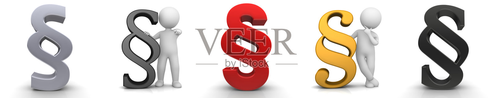 段落符号§符号黑、红、银、金法律顾问办公室3d效墨图照片摄影图片