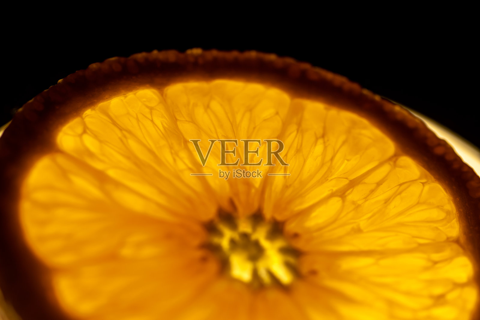 橙色切片的特写照片摄影图片