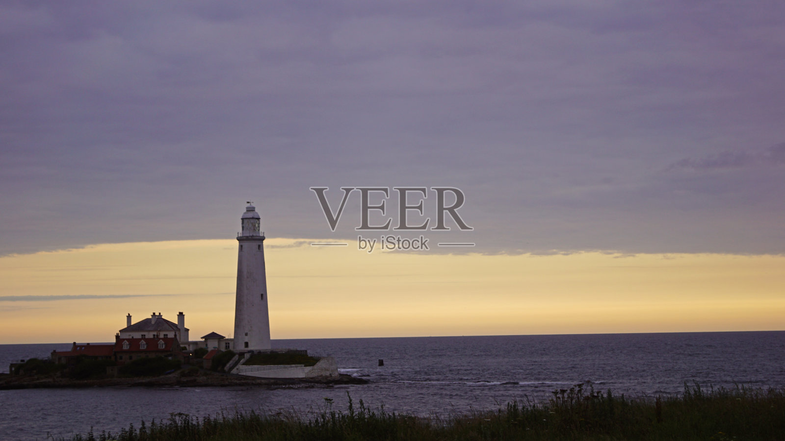 圣玛丽的灯塔照片摄影图片