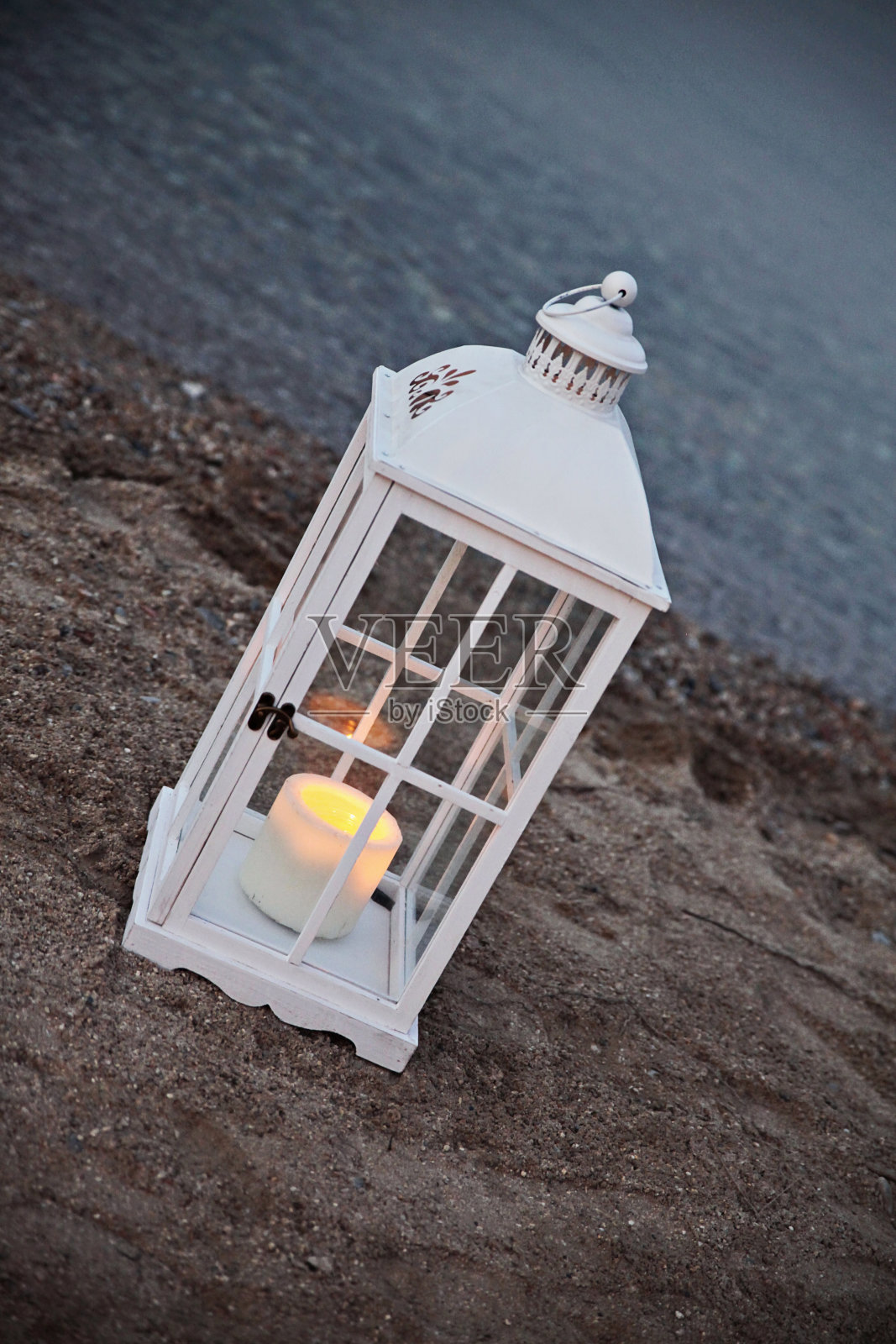 海滩婚礼的细节照片摄影图片