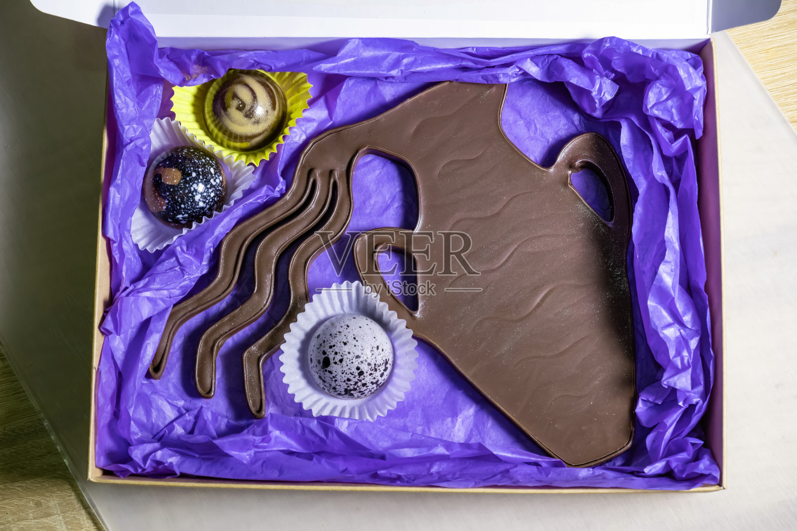 手工制作的巧克力和糖果照片摄影图片